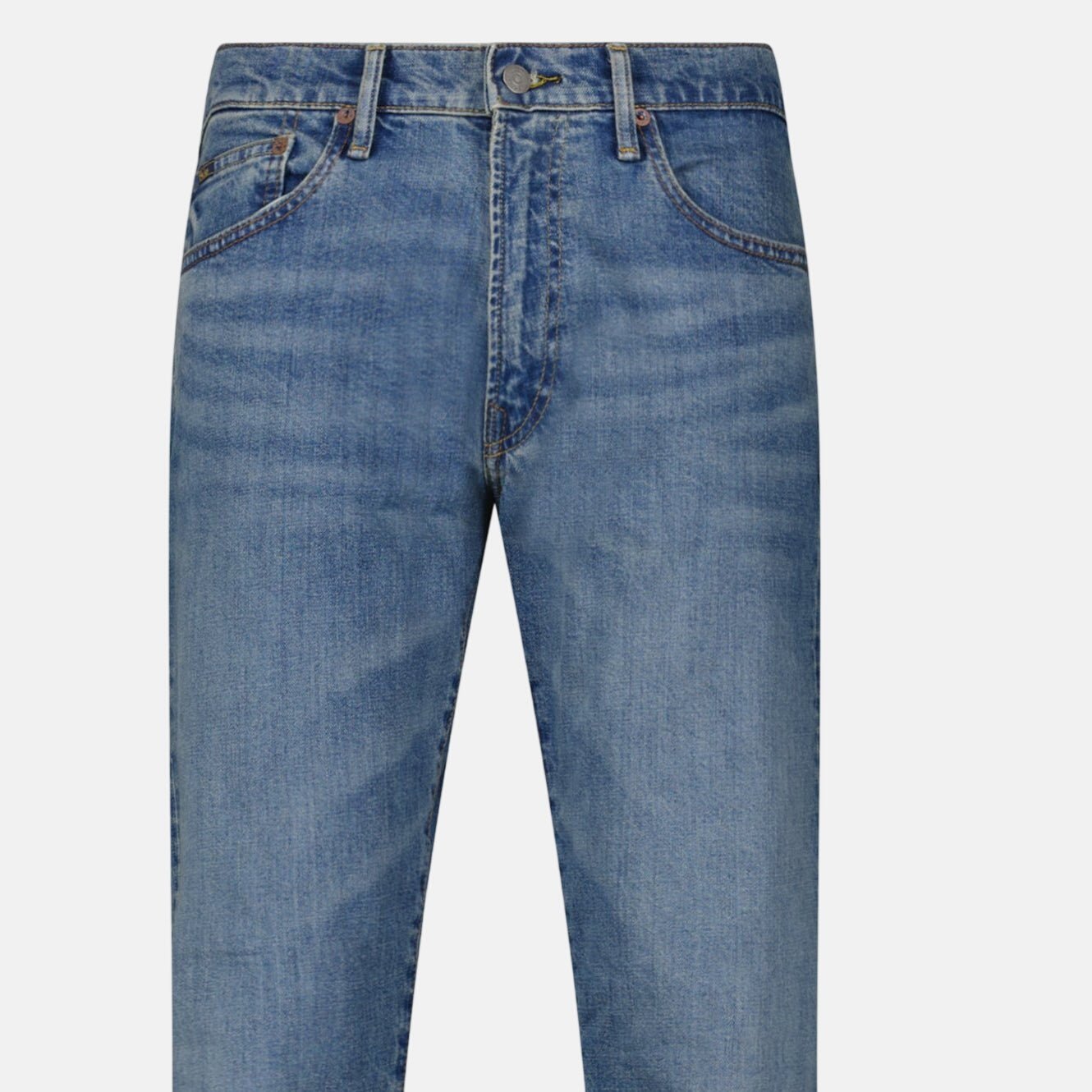 Ralph Lauren Hampton Straight Stretch Jeans Mid Wash | Studio DOS