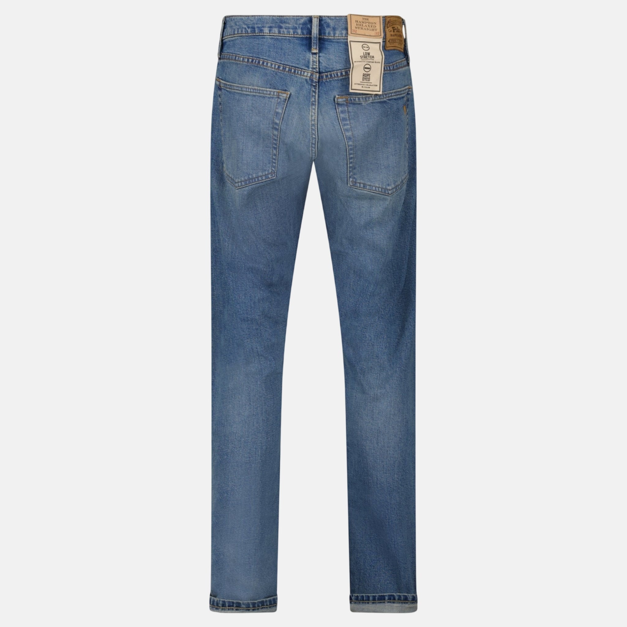 Ralph Lauren Hampton Straight Stretch Jeans Mid Wash | Studio DOS