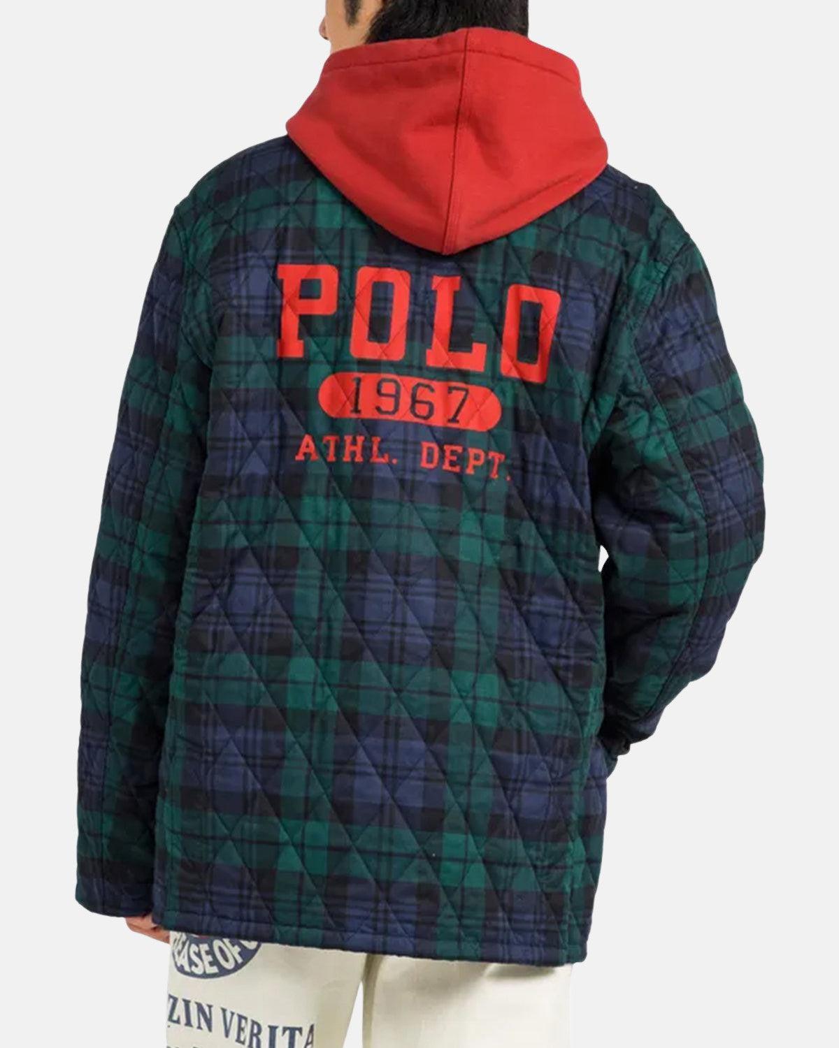 RALPH LAUREN LOGO PLAID BARN COAT HERITAGE BLACKWATCH | Studio DOS