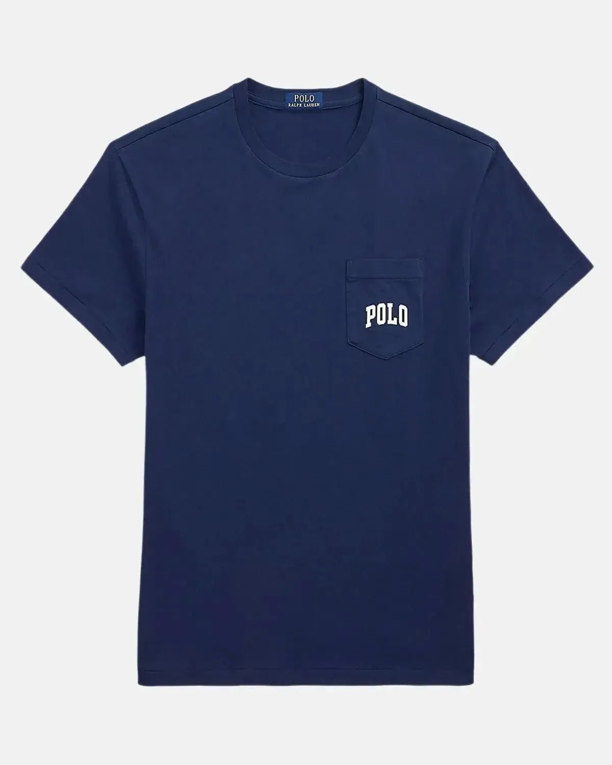 RALPH LAUREN MENS CUSTOM SLIM FIT POLO BEAR POCKET T - SHIRT NEWPORT NAVY | Studio DOS