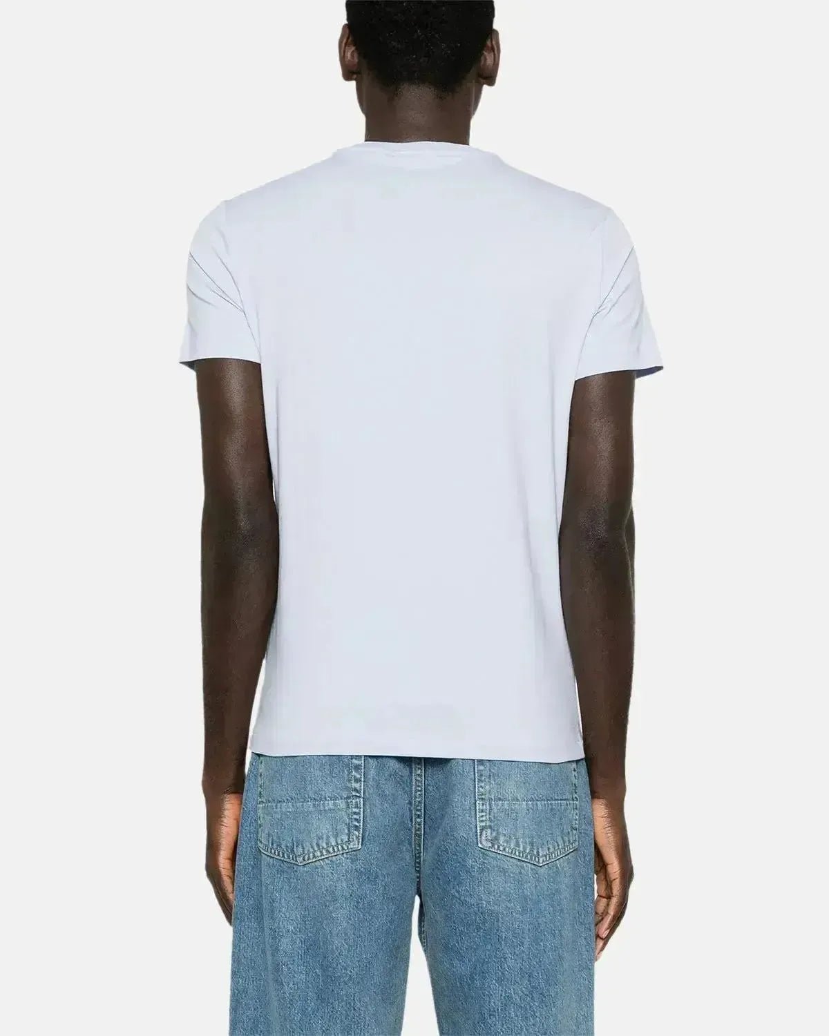 RALPH LAUREN MENS CUSTOM SLIM FIT TENNIS POLO BEAR T - SHIRT CORNFLOWER BLUE | Studio DOS