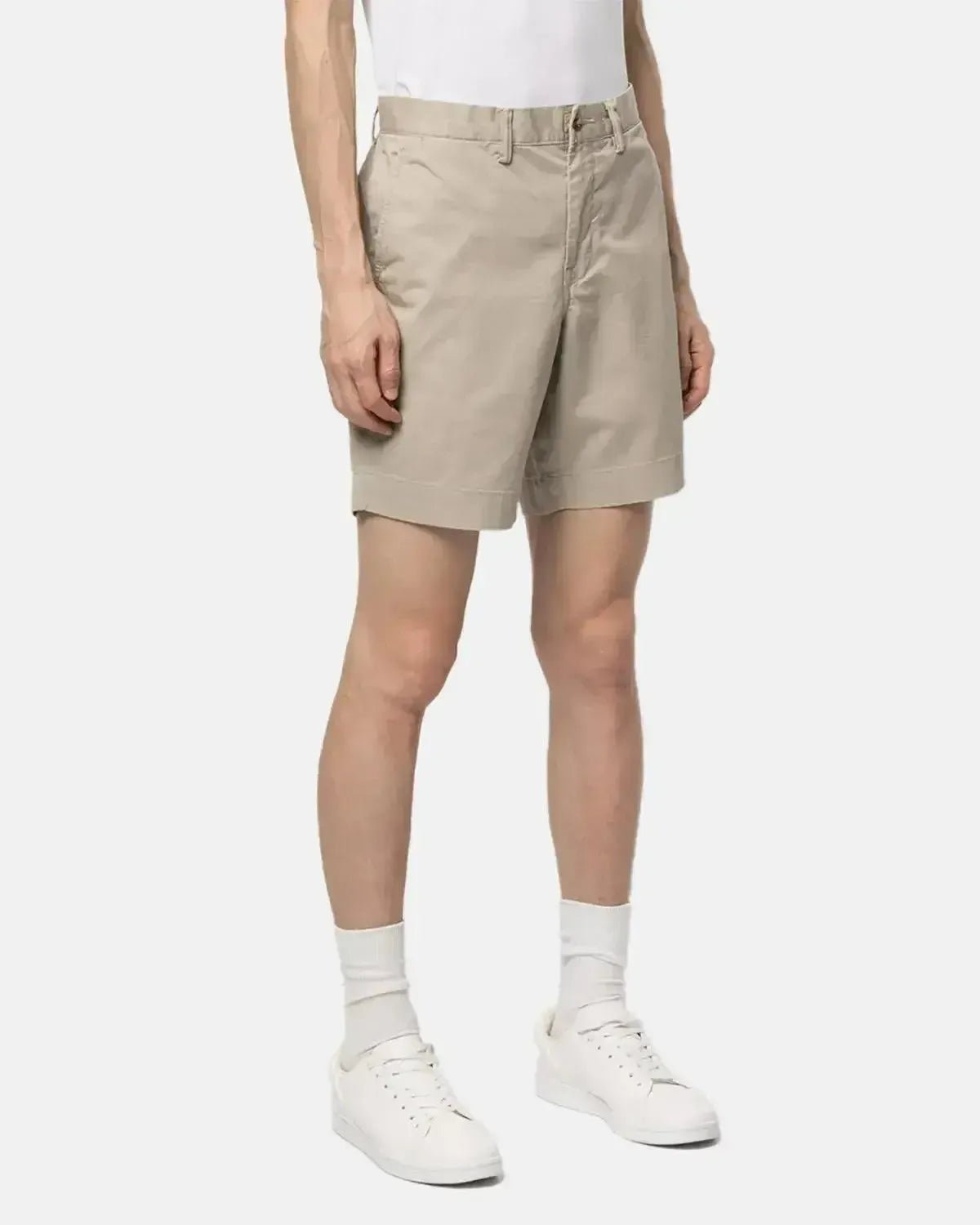 RALPH LAUREN MENS STRETCH STRAIGHT FIT CHINO SHORTS KHAKI TAN | Studio DOS