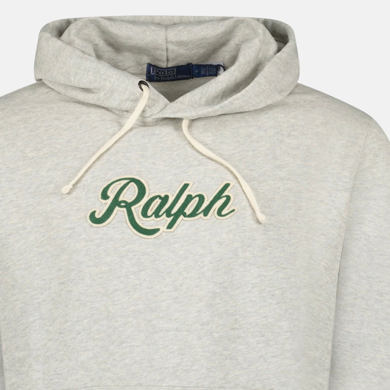 Ralph Lauren 'Ralph' Large Logo Hoodie Grey Heather | Studio DOS