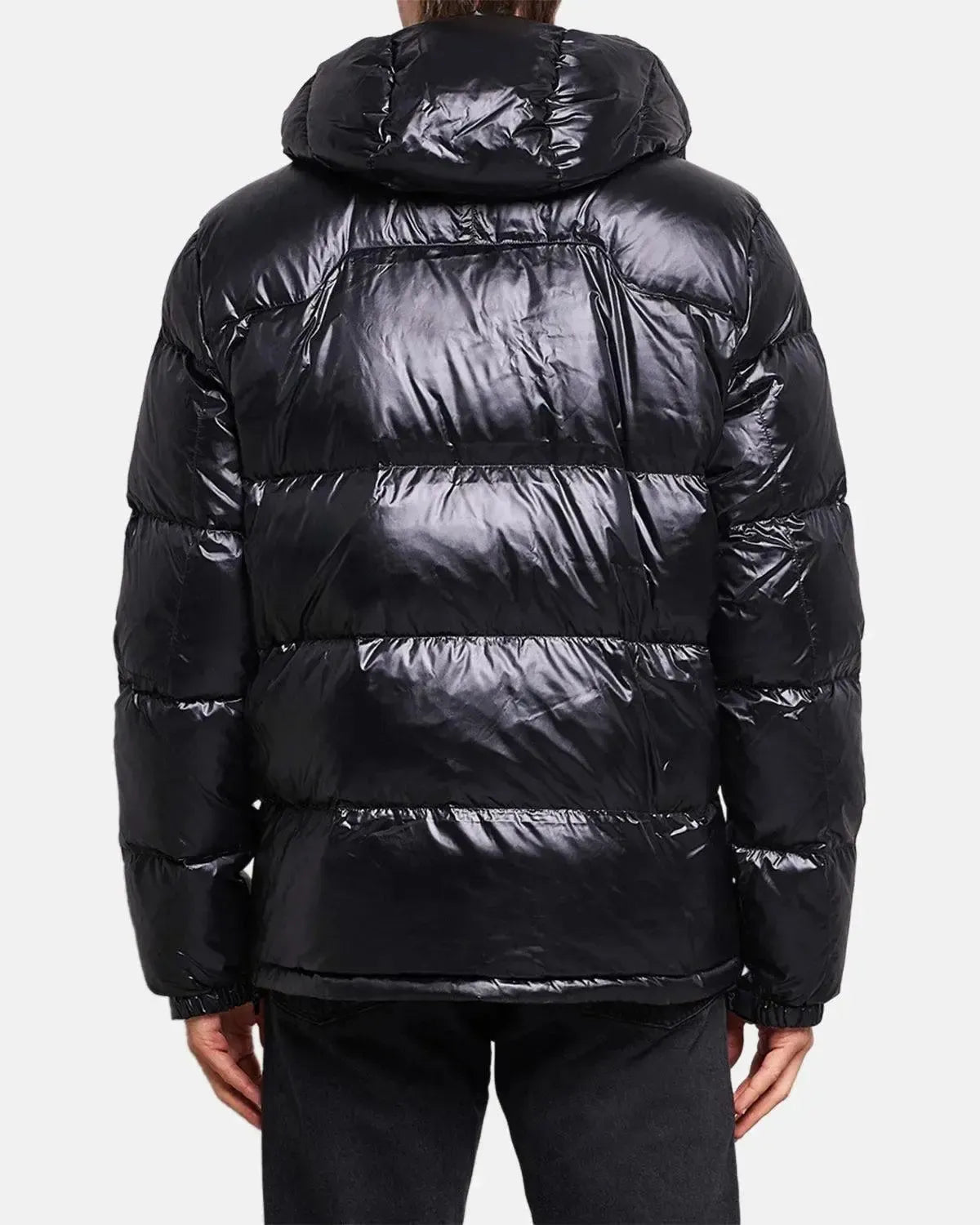 RALPH MENS LAUREN GORHAM GLOSSED DOWN JACKET BLACK GLOSSY | Studio DOS