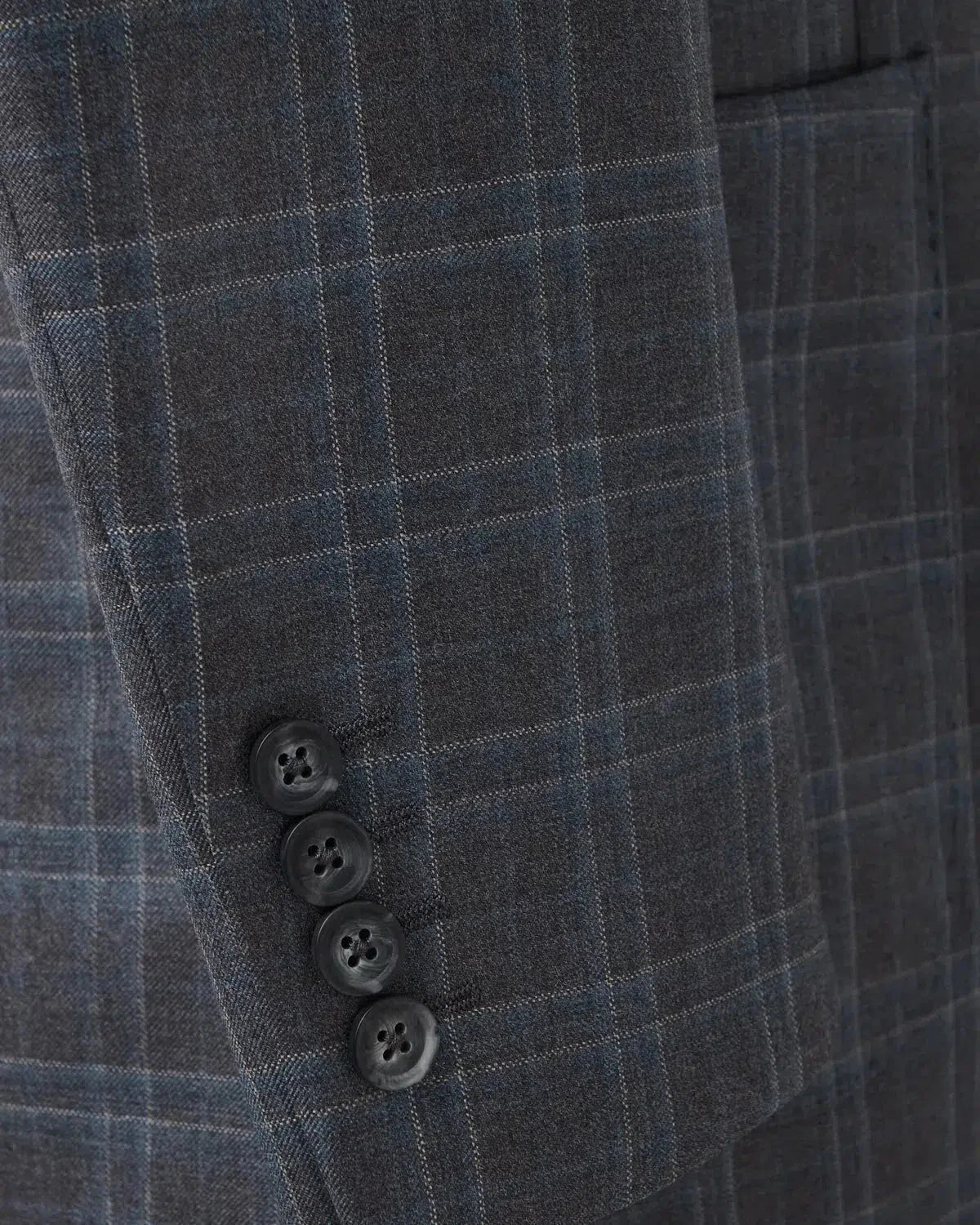 Richard James Check Jacket Charcoal | Studio DOS
