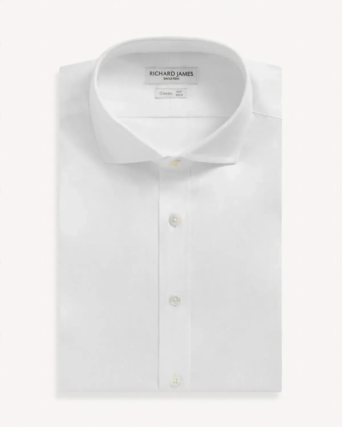 Richard James Classic Twill Shirt White | Studio DOS
