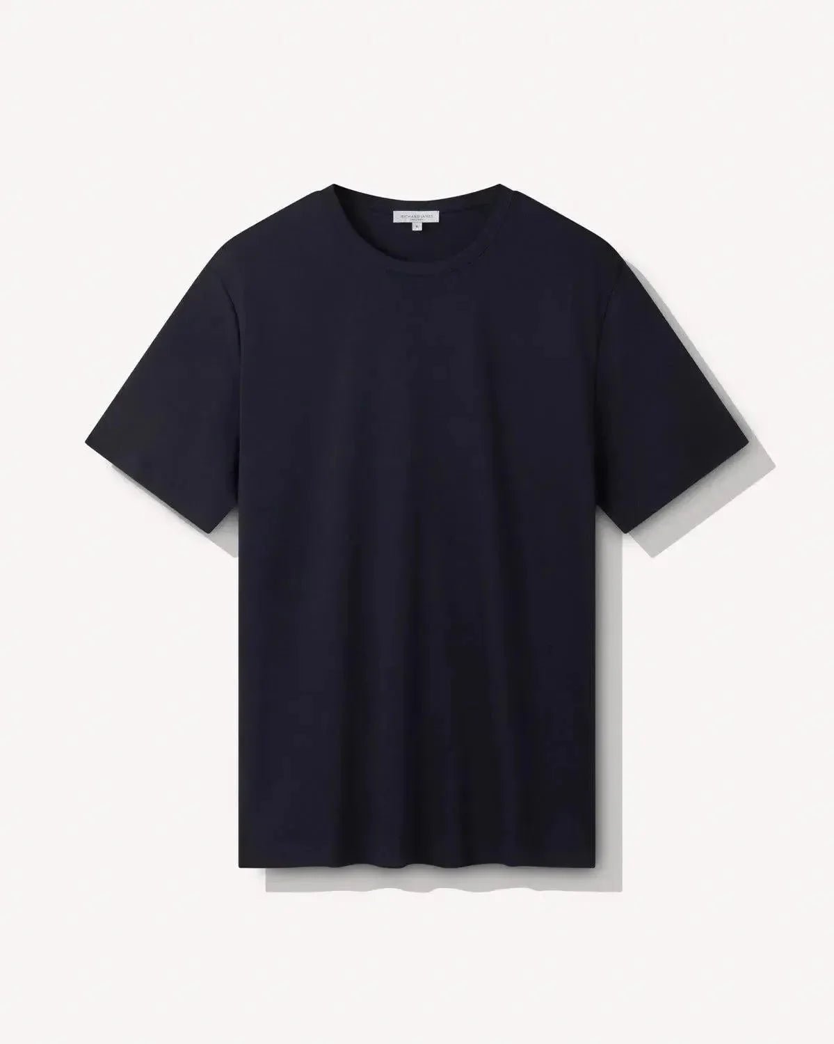 Richard James Mercerised Cotton T-Shirt Navy | Studio DOS
