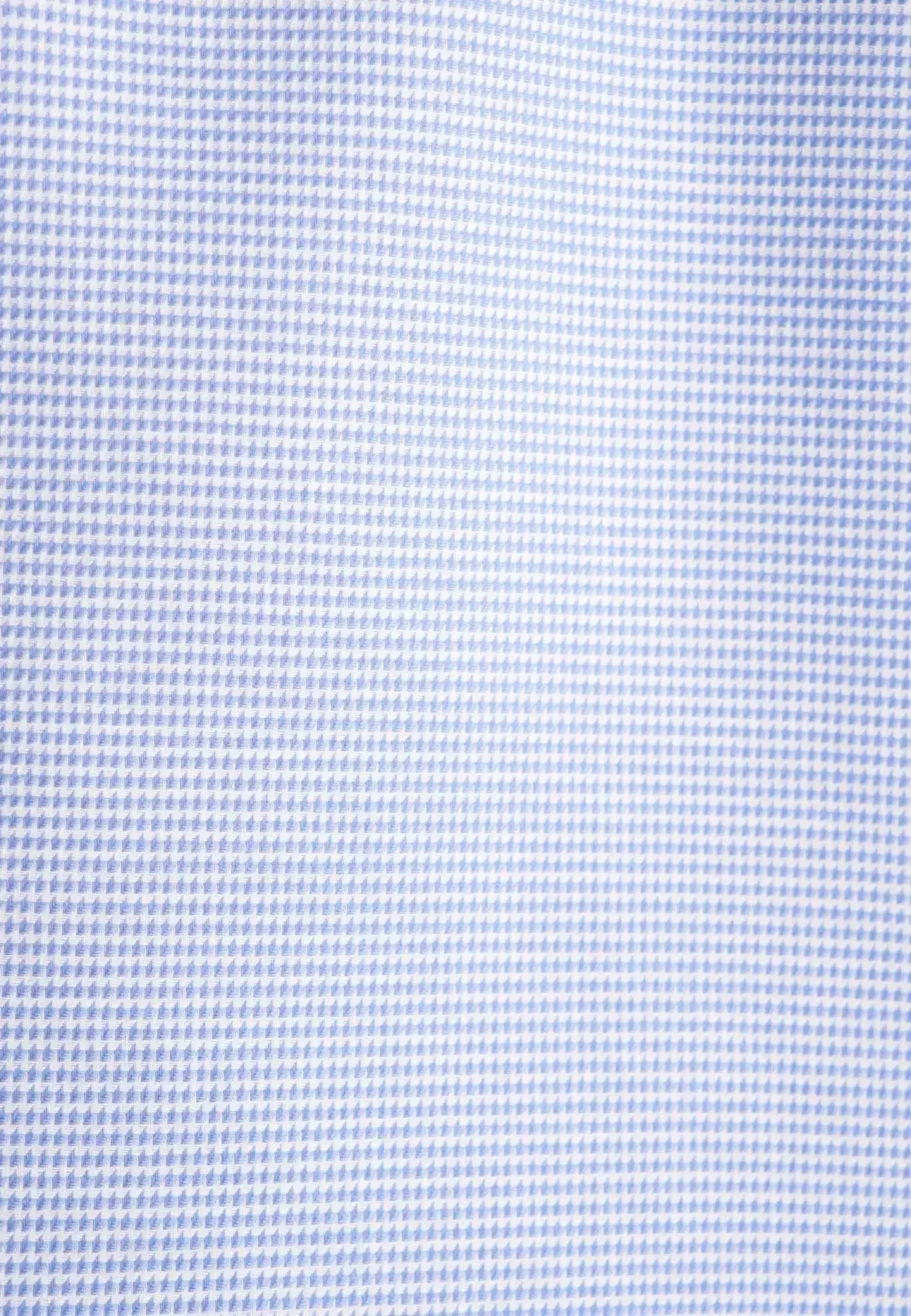 Seidensticker Mens Regular Fit No Iron New Kent Structured Business Shirt Light Blue | Studio DOS