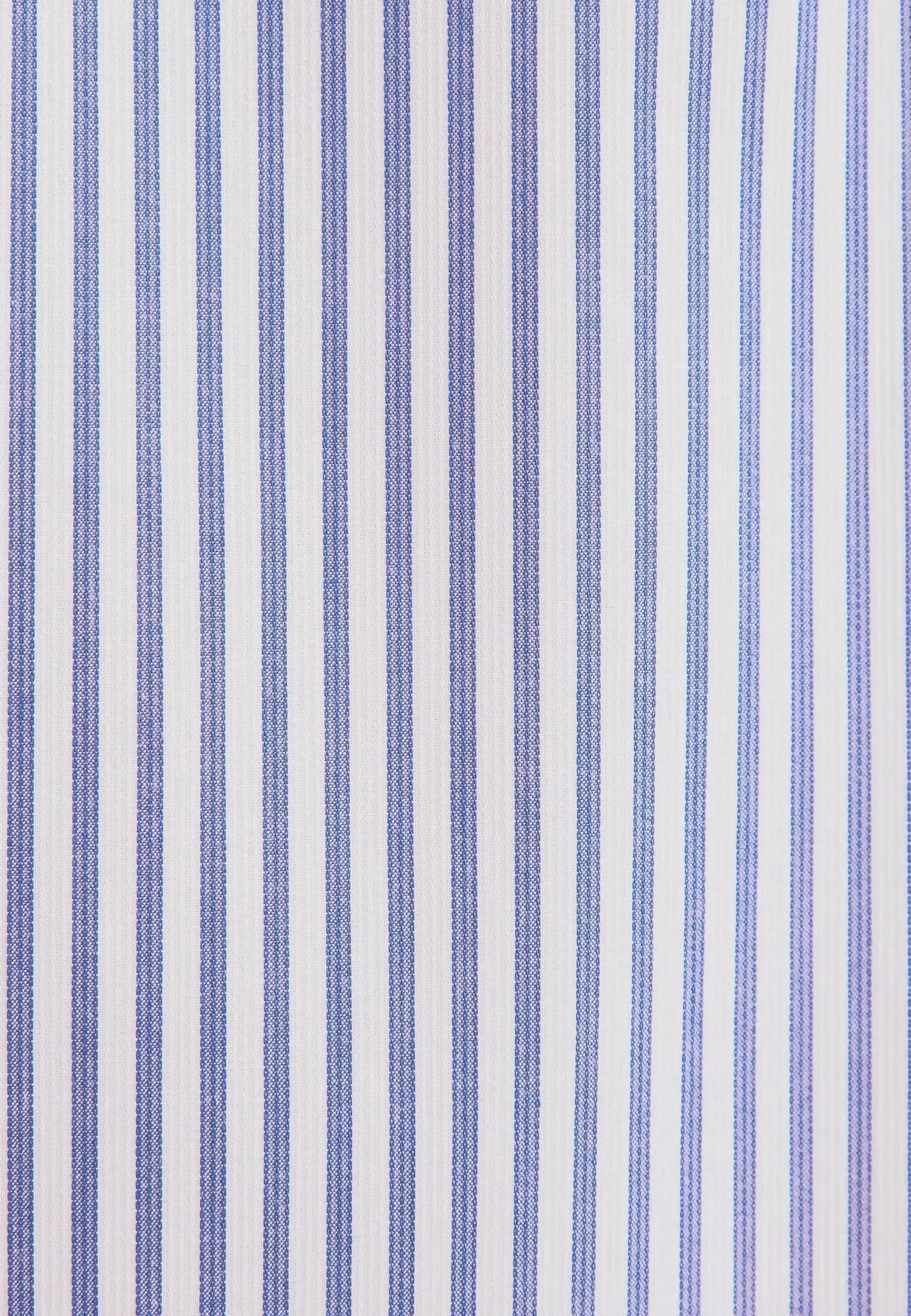 Seidensticker Mens Regular Fit No Iron Spread Kent Structured Stripe Business Shirt Mid Blue | Studio DOS