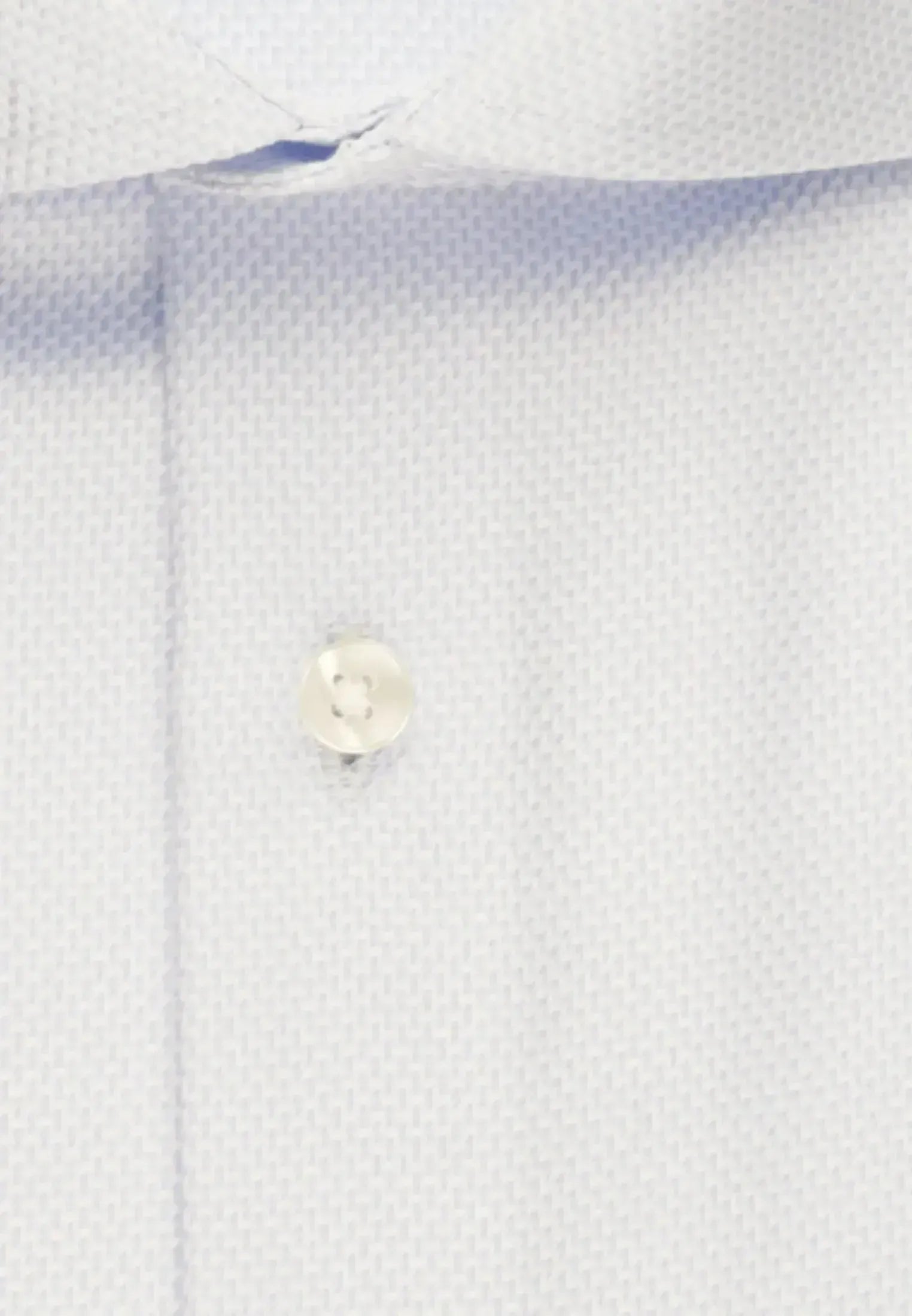 Seidensticker Mens Shaped Fit No Iron Spread Kent Structured Business Shirt Light Blue | Studio DOS