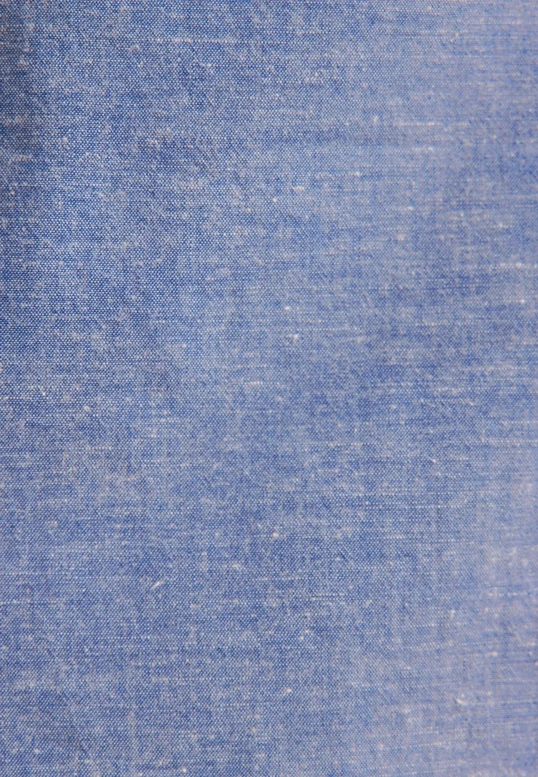 Seidensticker Mens Slim Fit Button Down Linen Blend Chambray Shirt Mid Blue | Studio DOS