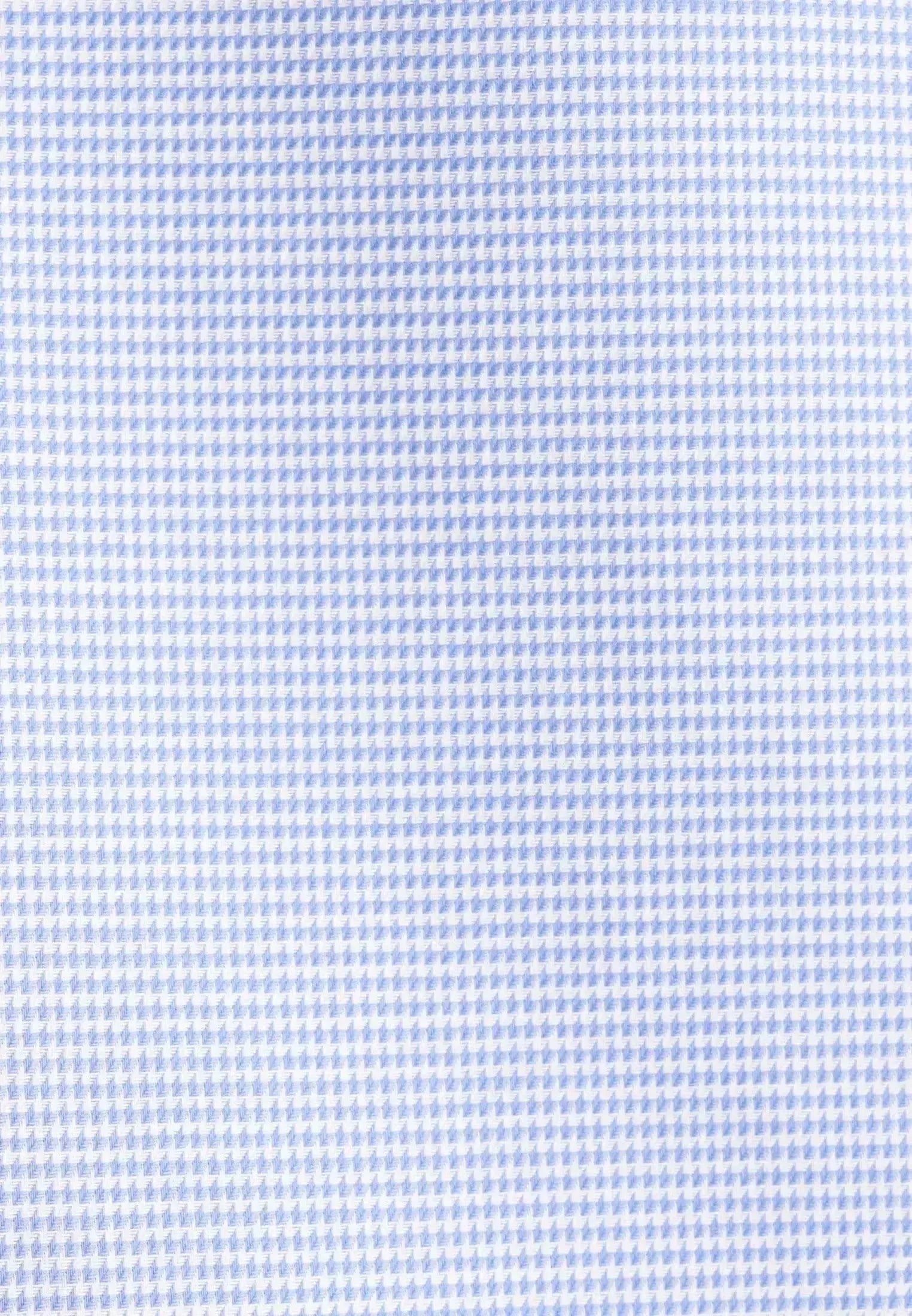 Seidensticker Mens Slim Fit No Iron New Kent Structured Business Shirt Light Blue | Studio DOS