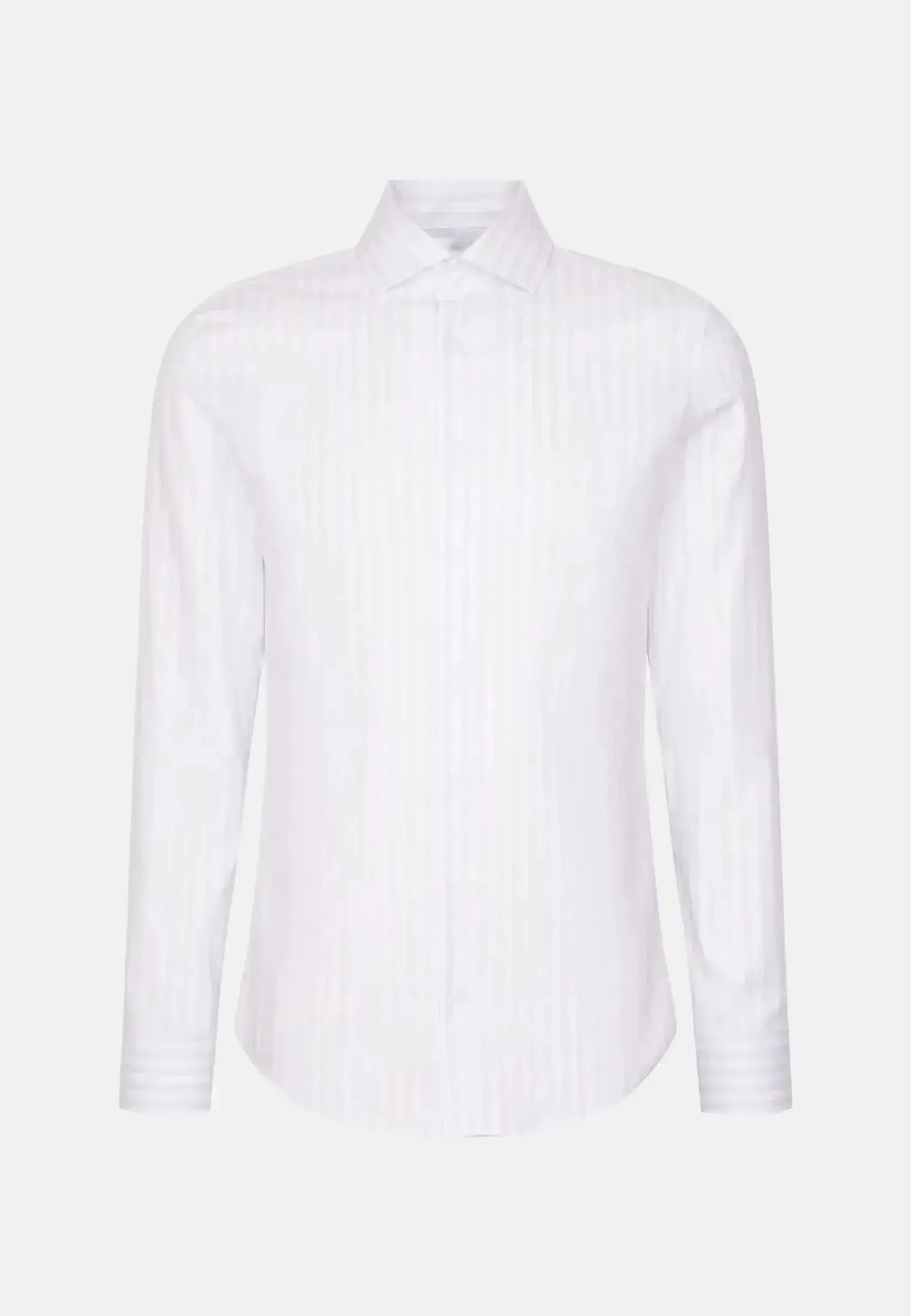 Seidensticker Mens Slim Fit No Iron Spread Kent Structured Stripe Business Shirt Light Blue | Studio DOS