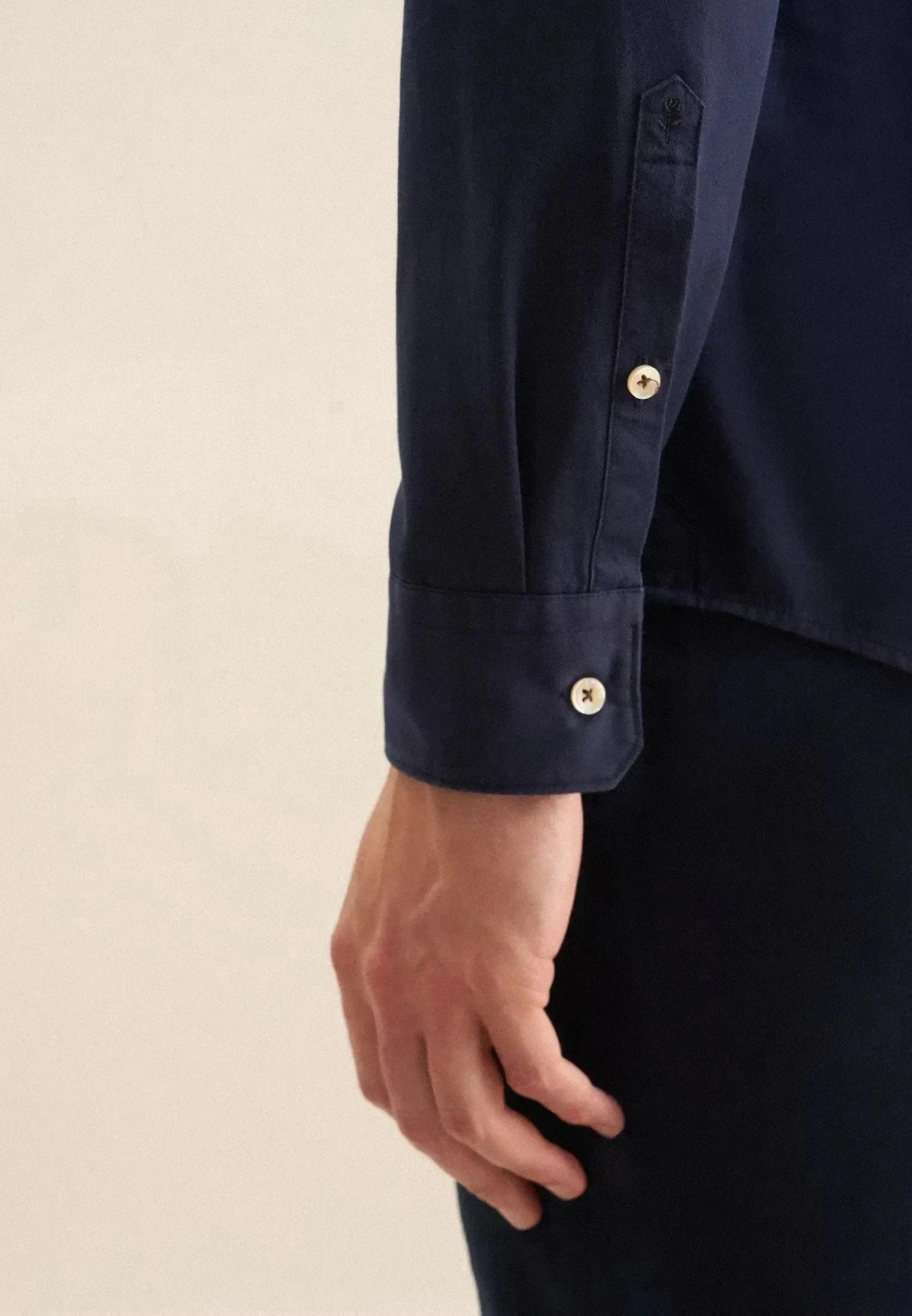 Seidensticker Regular Fit Spread Kent Casual Shirt Dark Blue | Studio DOS