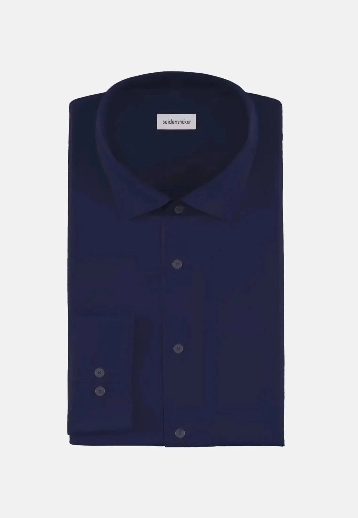 Seidensticker Shaped Fit Easy Iron New Kent Business Shirt Dark Blue | Studio DOS
