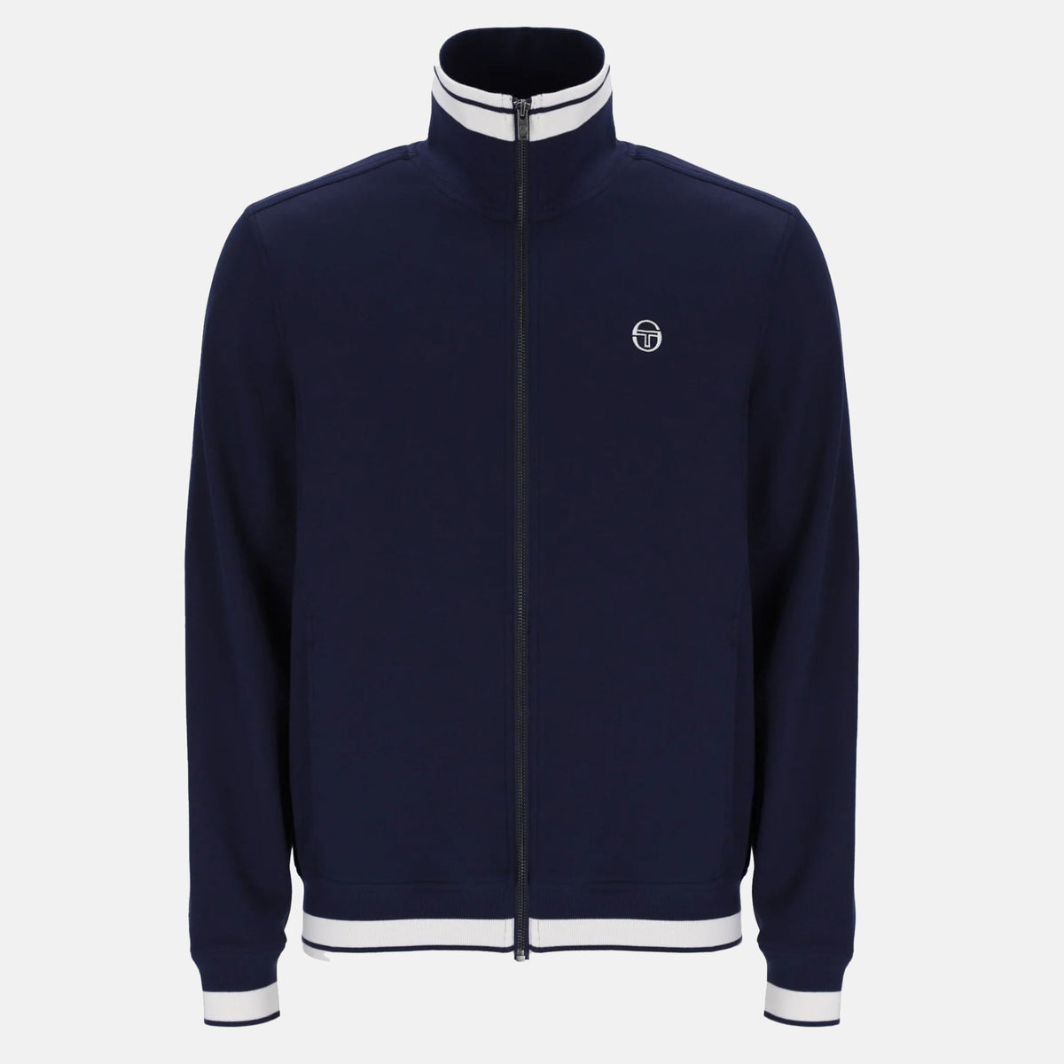 Sergio Tacchini Attilio Track Top Jacket Maritime Blue/Gardenia | Studio DOS