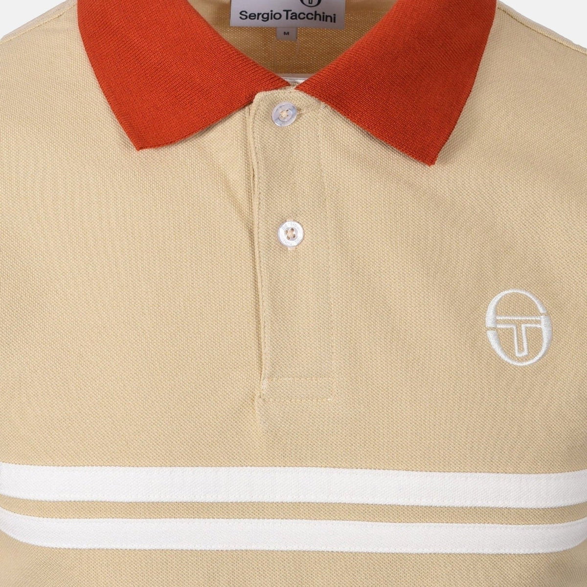 Sergio Tacchini Supermac Polo Shirt Mojave Desert/Rooibos Tea/Gardenia | Studio DOS