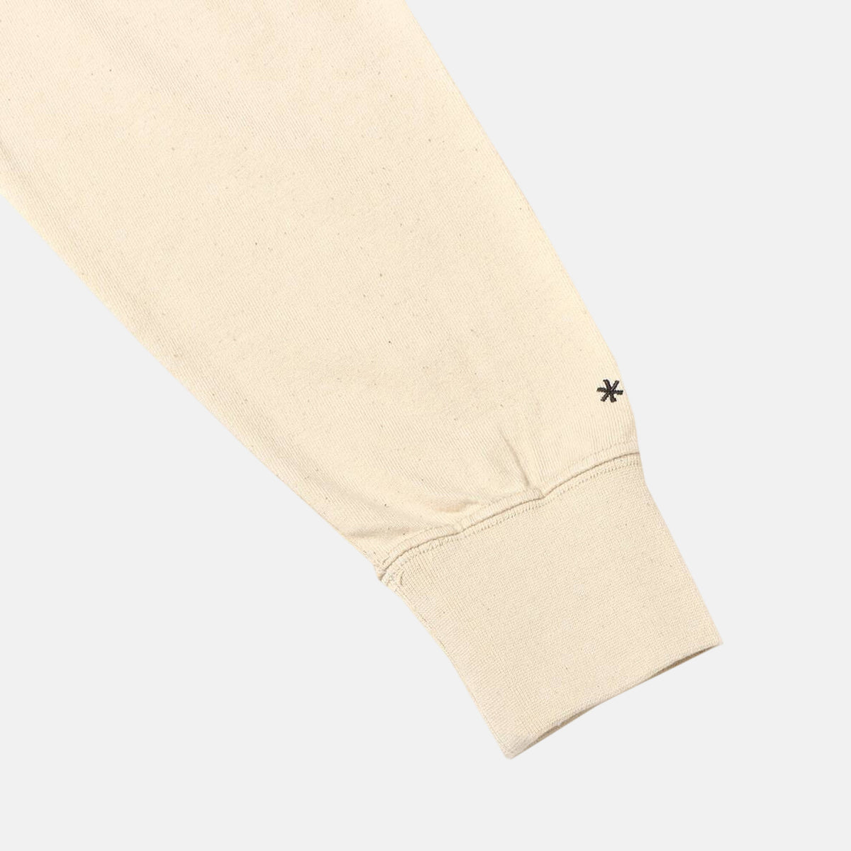 Snow Peak Mens Recycled Cotton Heavy Long Sleeve T-Shirt Ecru | Studio DOS