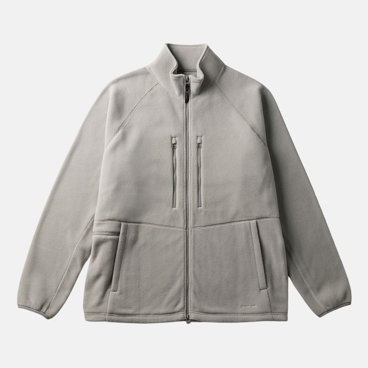 Snow Peak Mens Water - Repellent Fleece Jacket Light Grey | Studio DOS