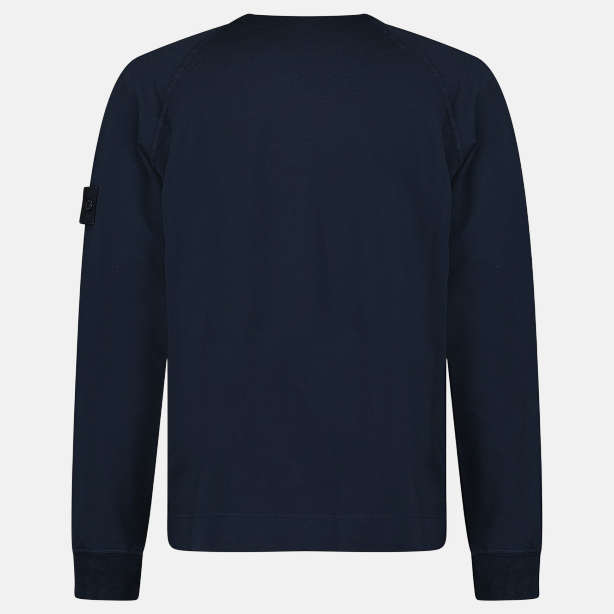 Stone Island Ghost Series Badge Crewneck Sweatshirt Navy | Studio DOS