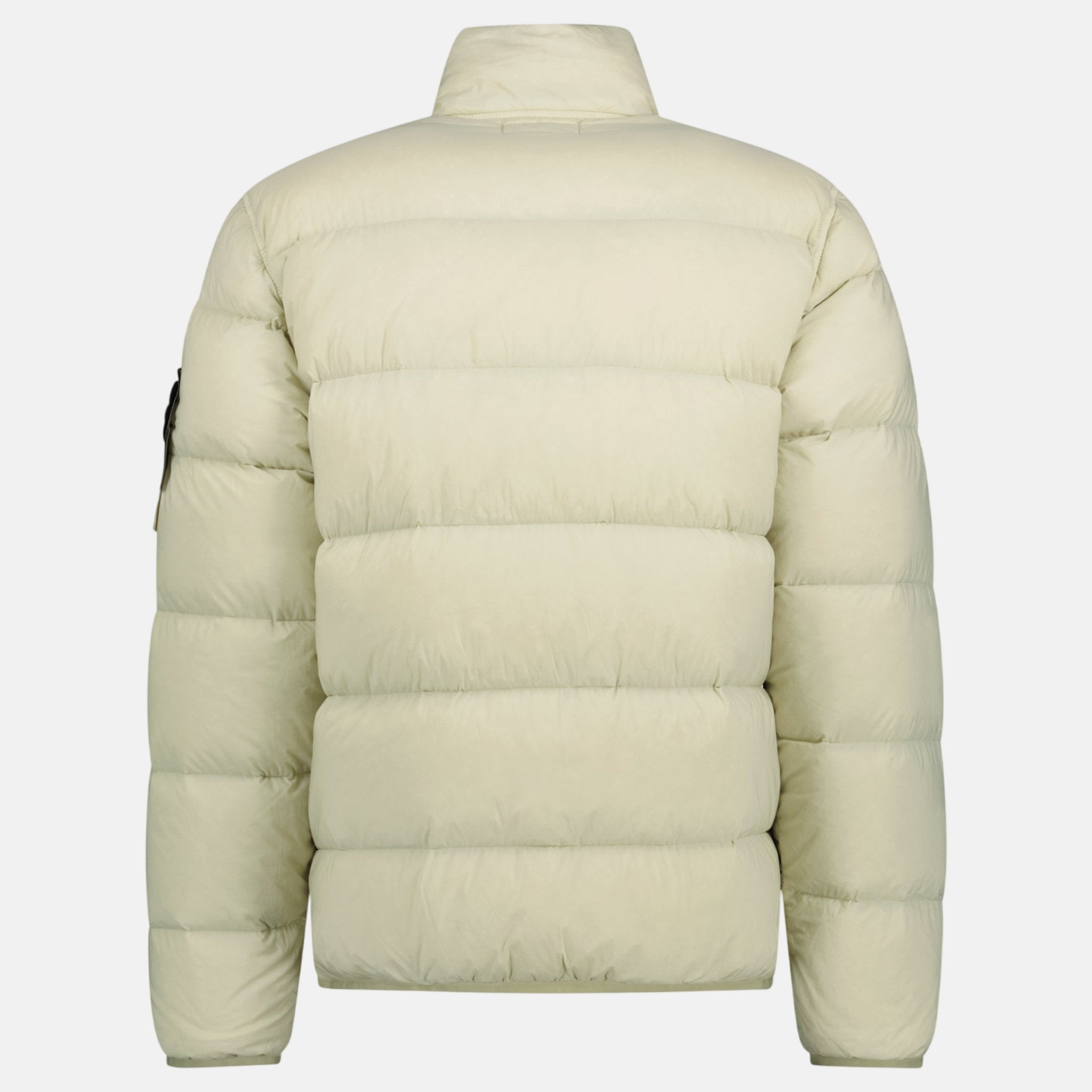 Stone Island Seamless Tunnel Nylon Puffer Jacket Off - White | Studio DOS