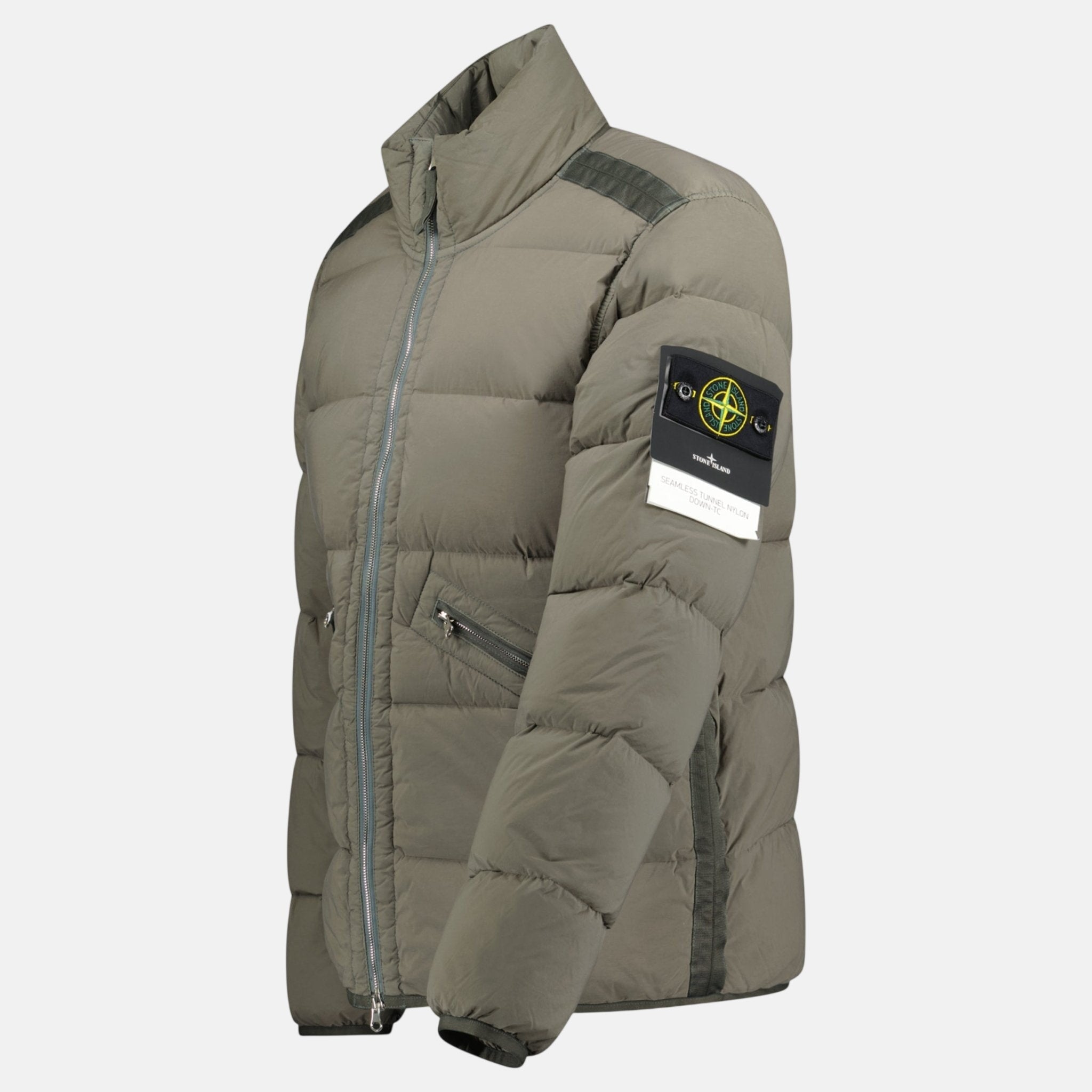 Stone Island Seamless Tunnel Nylon Puffer Jacket Walnut Brown | Studio DOS