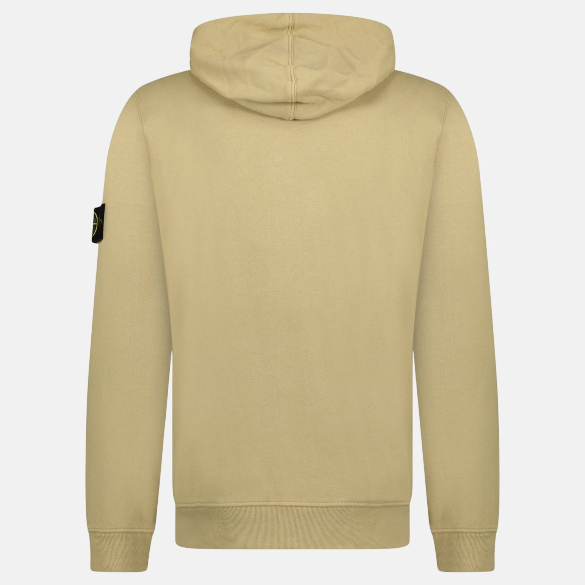 Stone Island Zip Hooded Sweatshirt Biscuit | Studio DOS