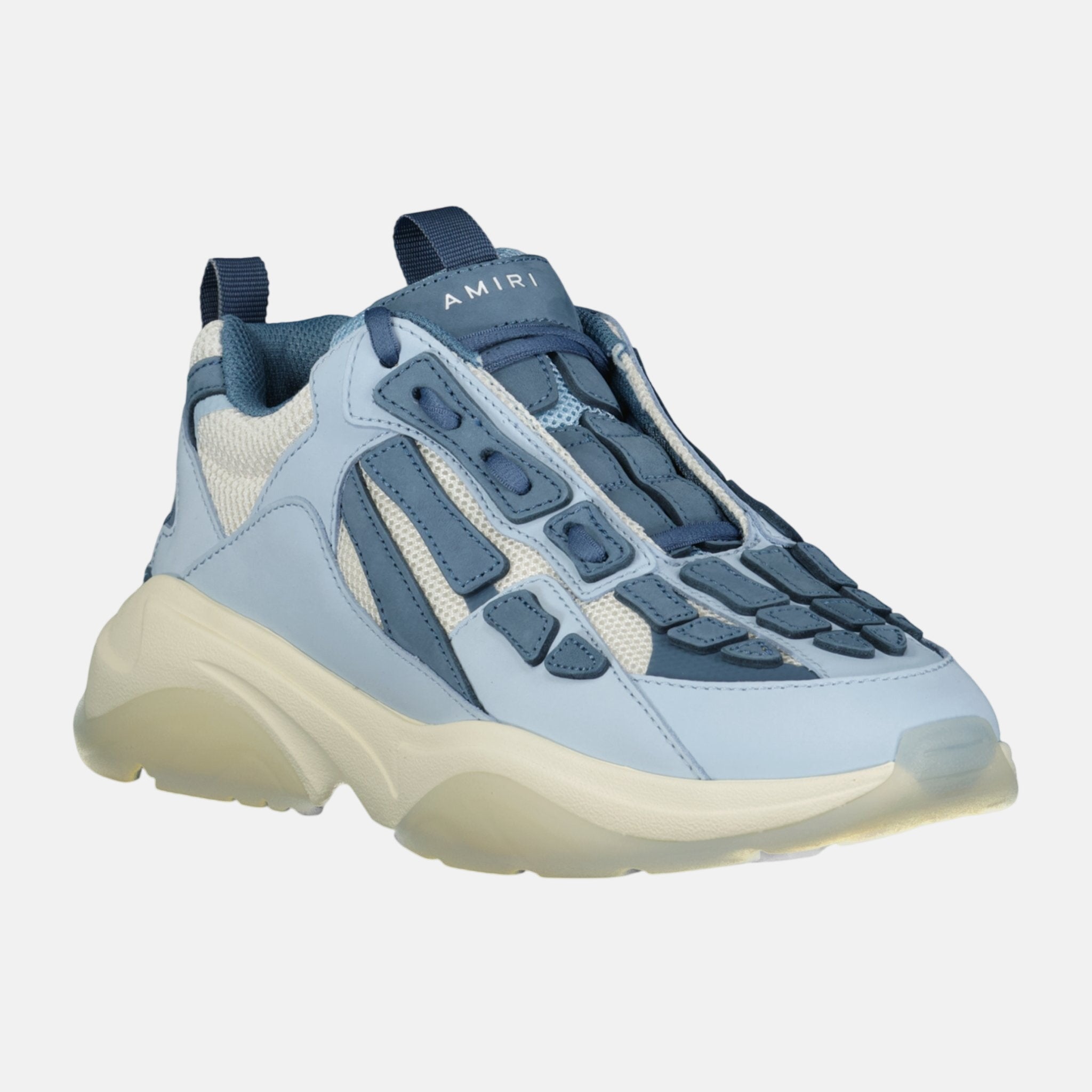 Amiri Bone - Runner Trainers Baby Blue White | Studio DOS