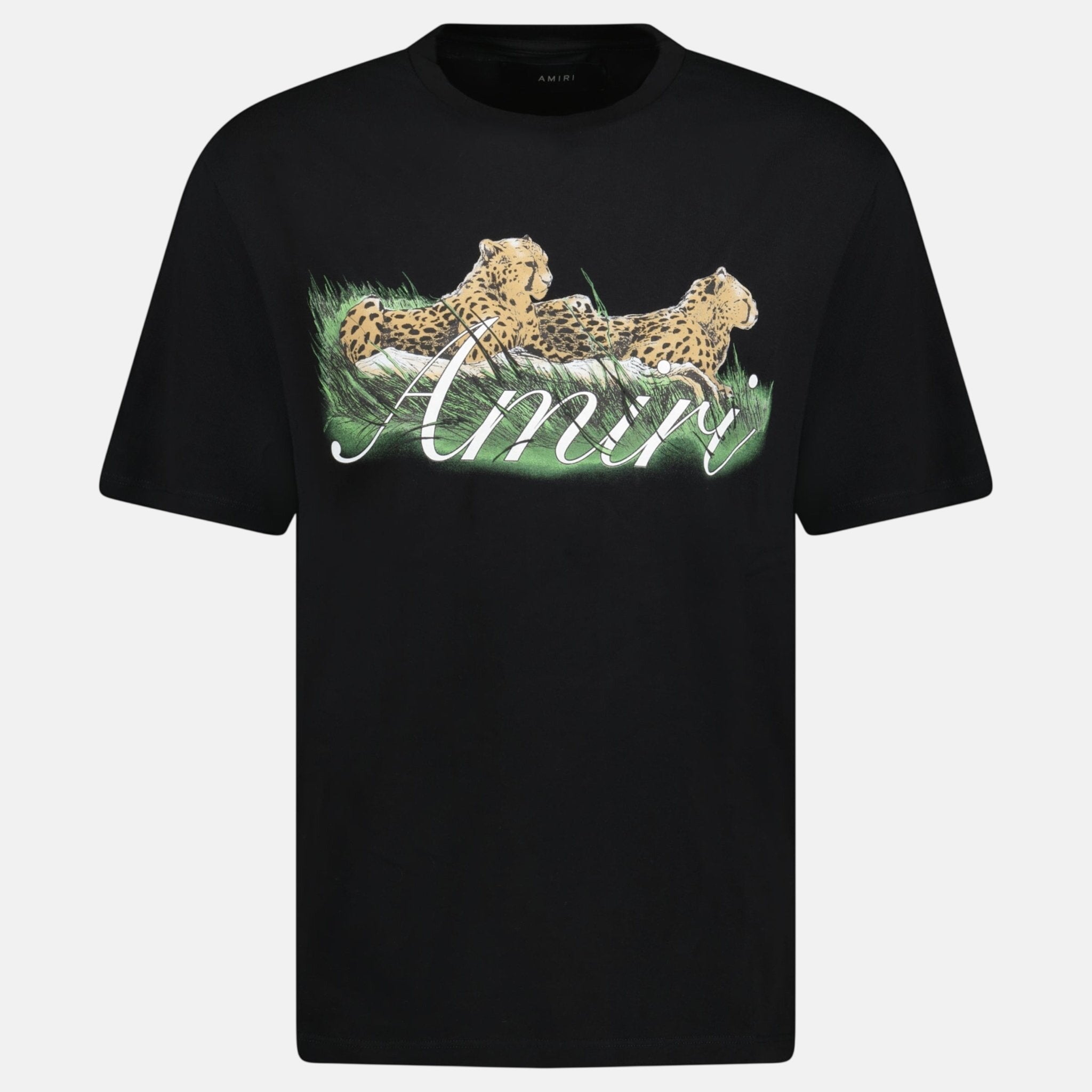 Amiri Cheetah Logo T-Shirt Black | Studio DOS