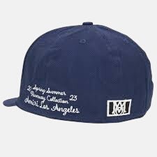 Amiri Embroidery Ma Fitted Cap Blue | Studio DOS