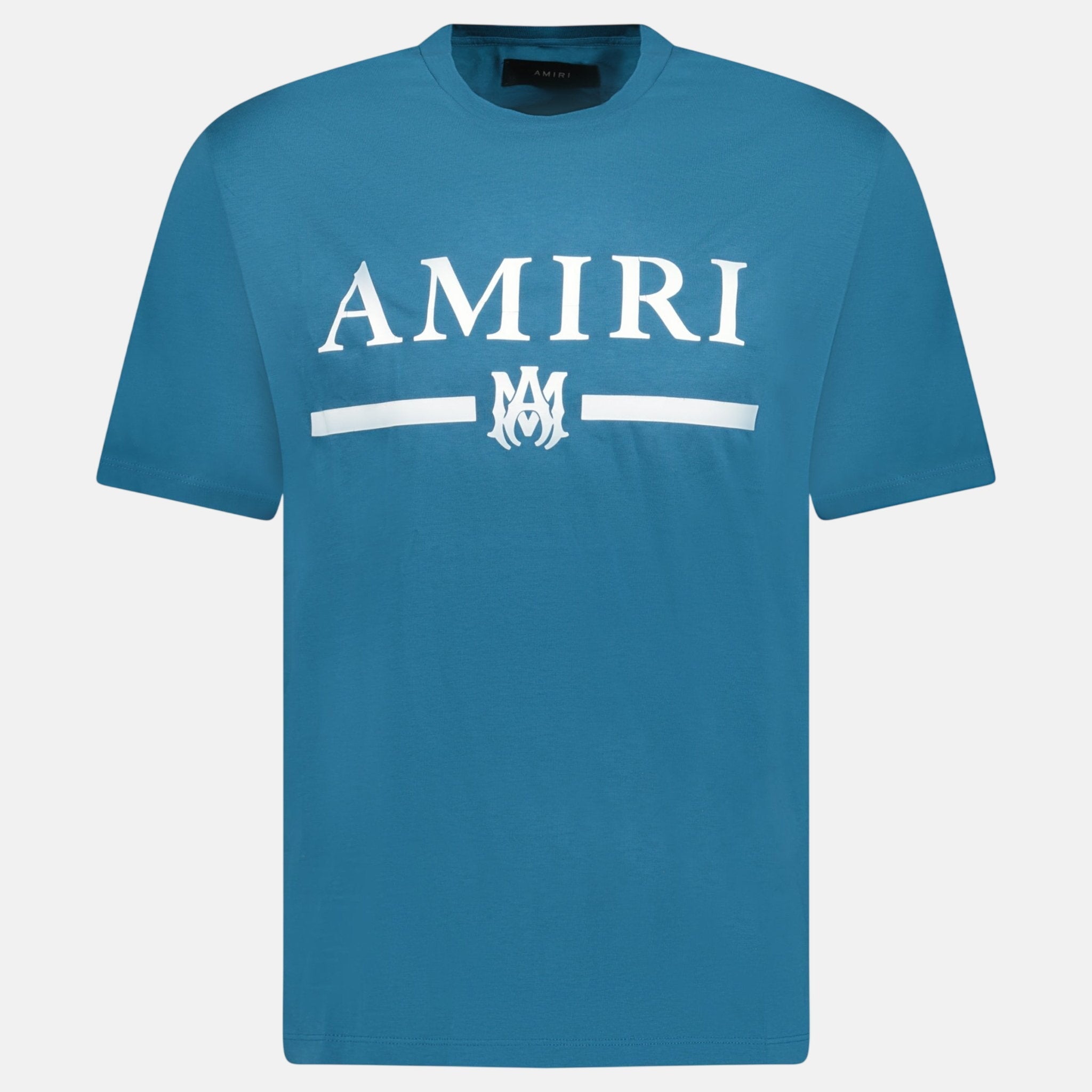 Amiri Ma Bar Logo T-Shirt Teal | Studio DOS