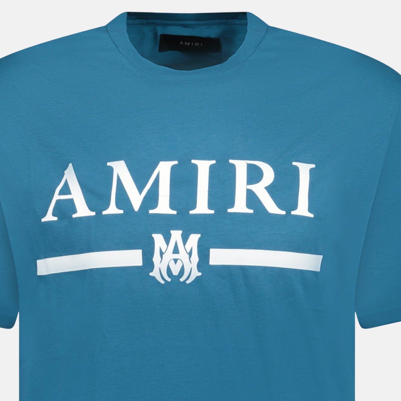 Amiri Ma Bar Logo T-Shirt Teal | Studio DOS