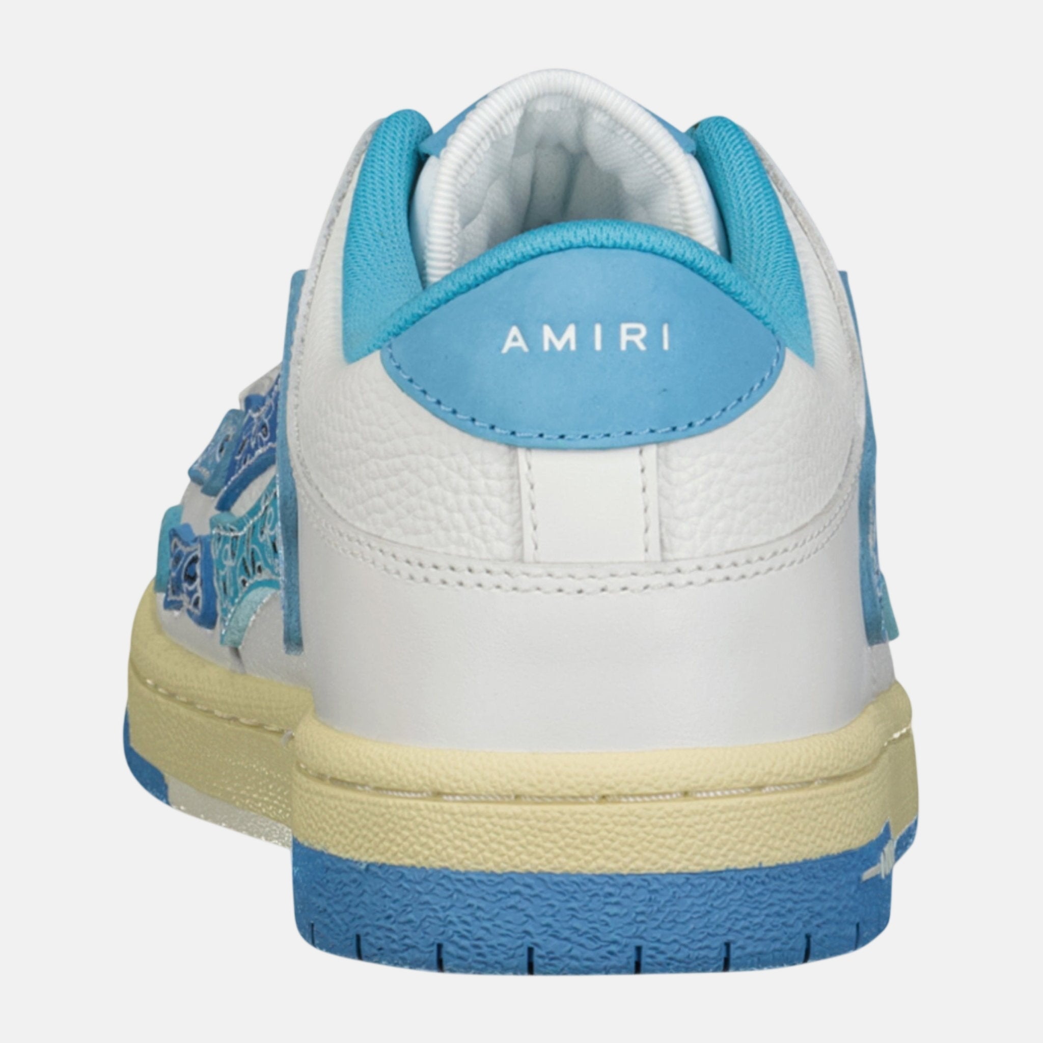 Amiri Skeleton Low Top Bandana Trainers Blue | Studio DOS