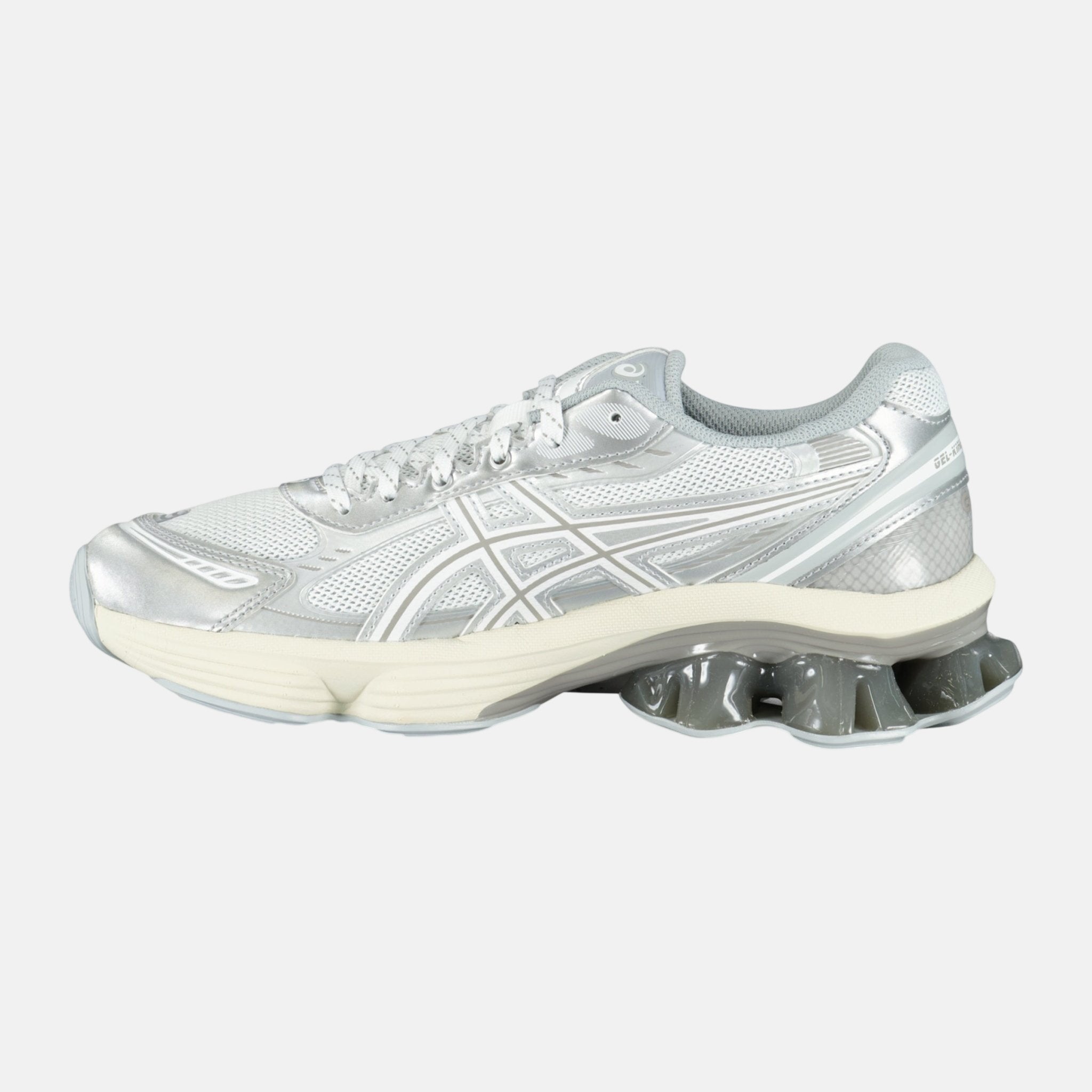 Asics GEL - KINETIC FLUENT Trainers White Silver | Studio DOS