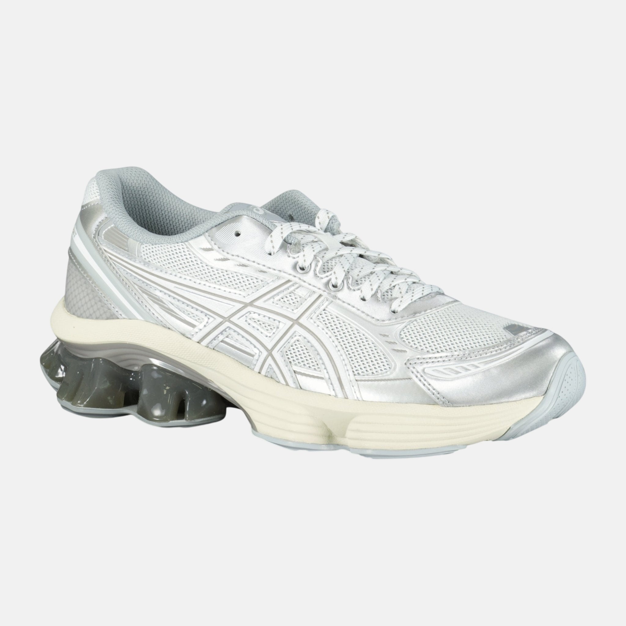 Asics GEL - KINETIC FLUENT Trainers White Silver | Studio DOS