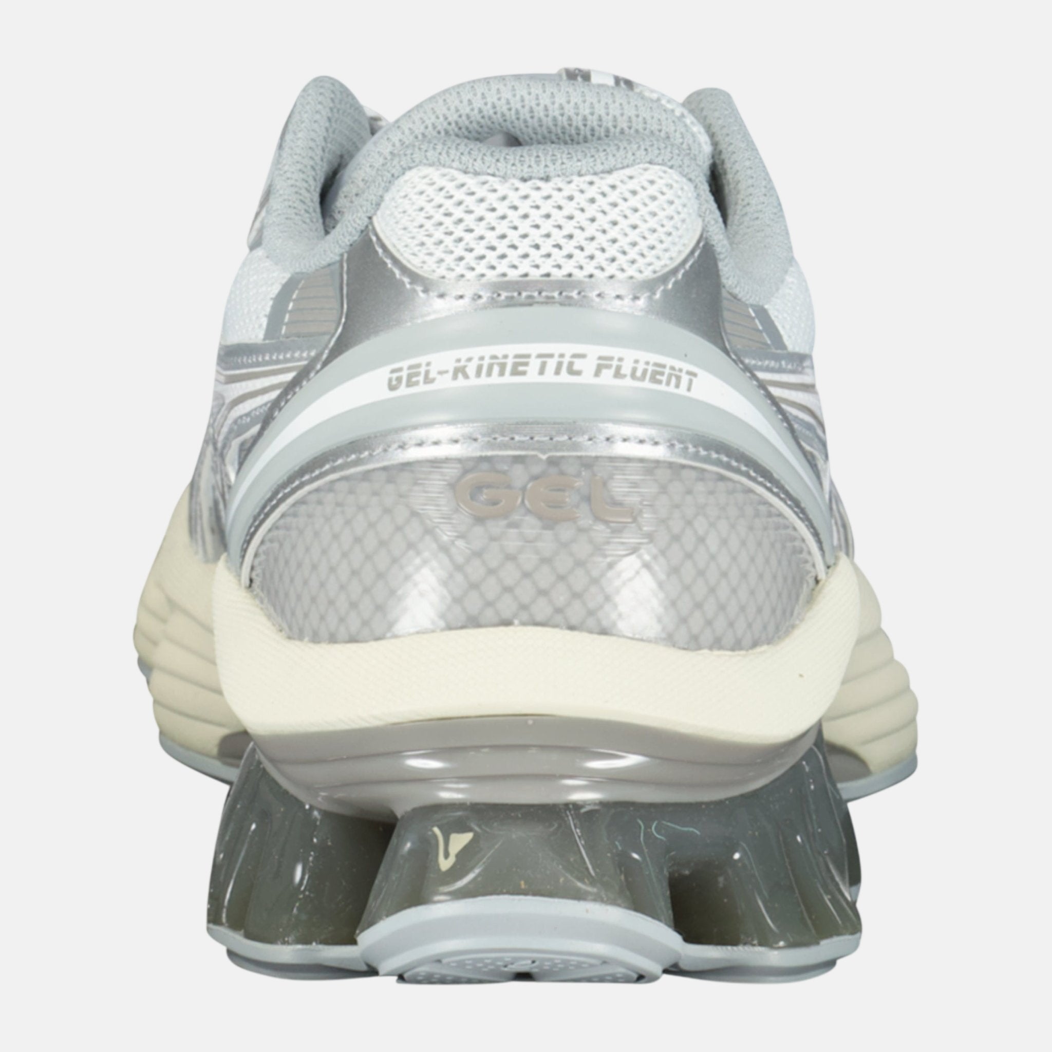 Asics GEL - KINETIC FLUENT Trainers White Silver | Studio DOS