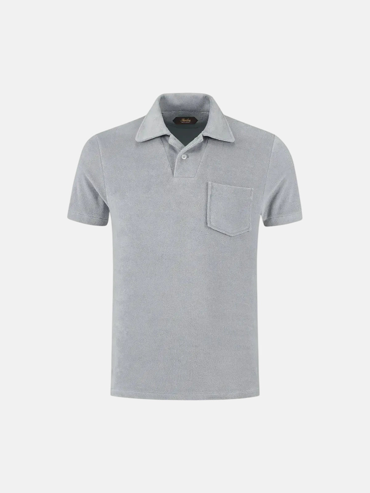 AURELIEN TERRY POLO SHIRT 2 GREY | Studio DOS