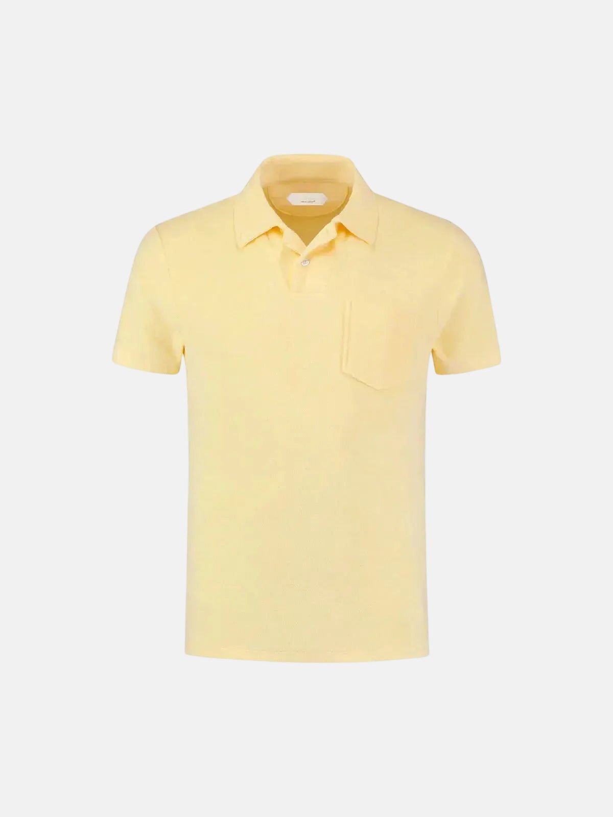 AURELIEN TERRY POLO SHIRT 2 YELLOW | Studio DOS