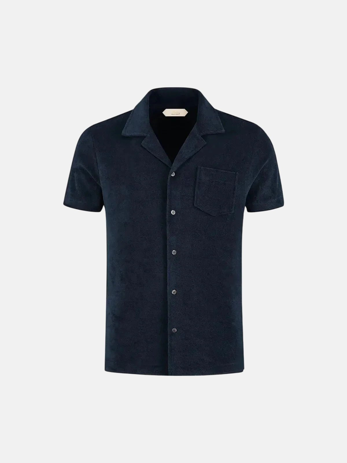 AURELIEN TERRY RESORT SHIRT NAVY | Studio DOS