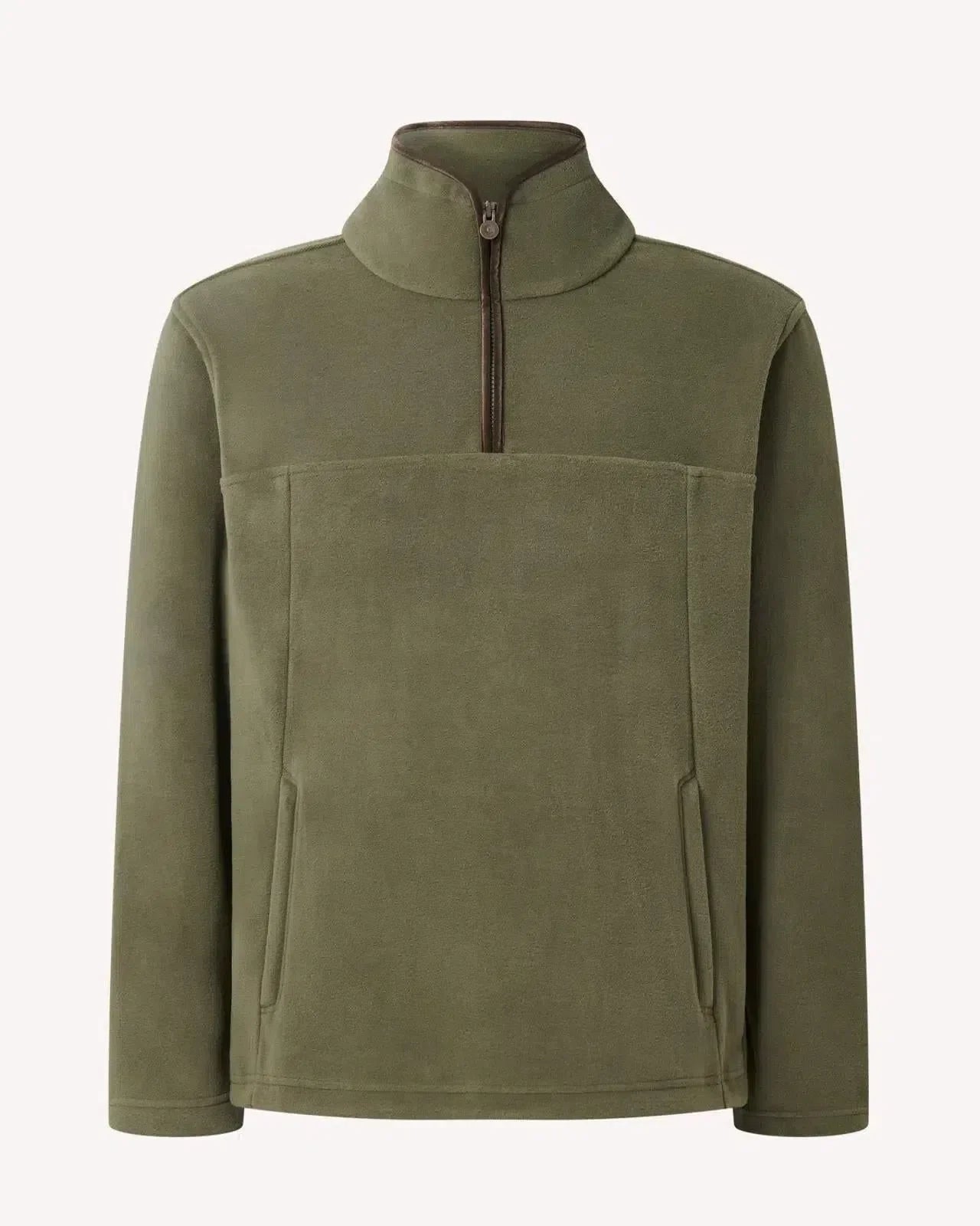 Bernard Weatherill 1/4 Zip Fleece Forest Green | Studio DOS