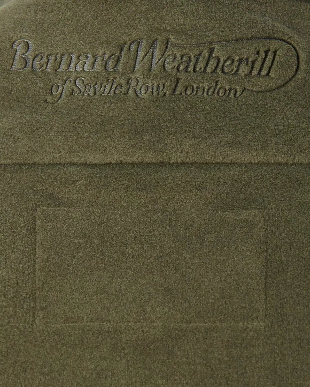 Bernard Weatherill 1/4 Zip Fleece Forest Green | Studio DOS