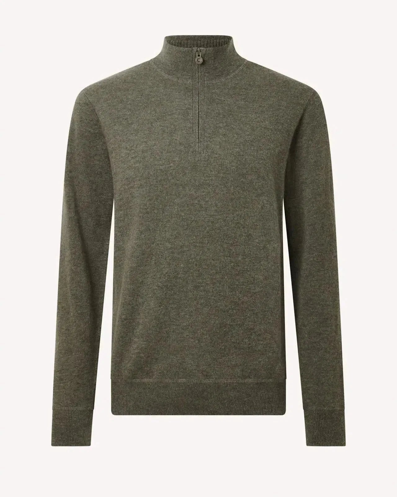 Bernard Weatherill 1/4 Zip Knit Country Estate Green | Studio DOS
