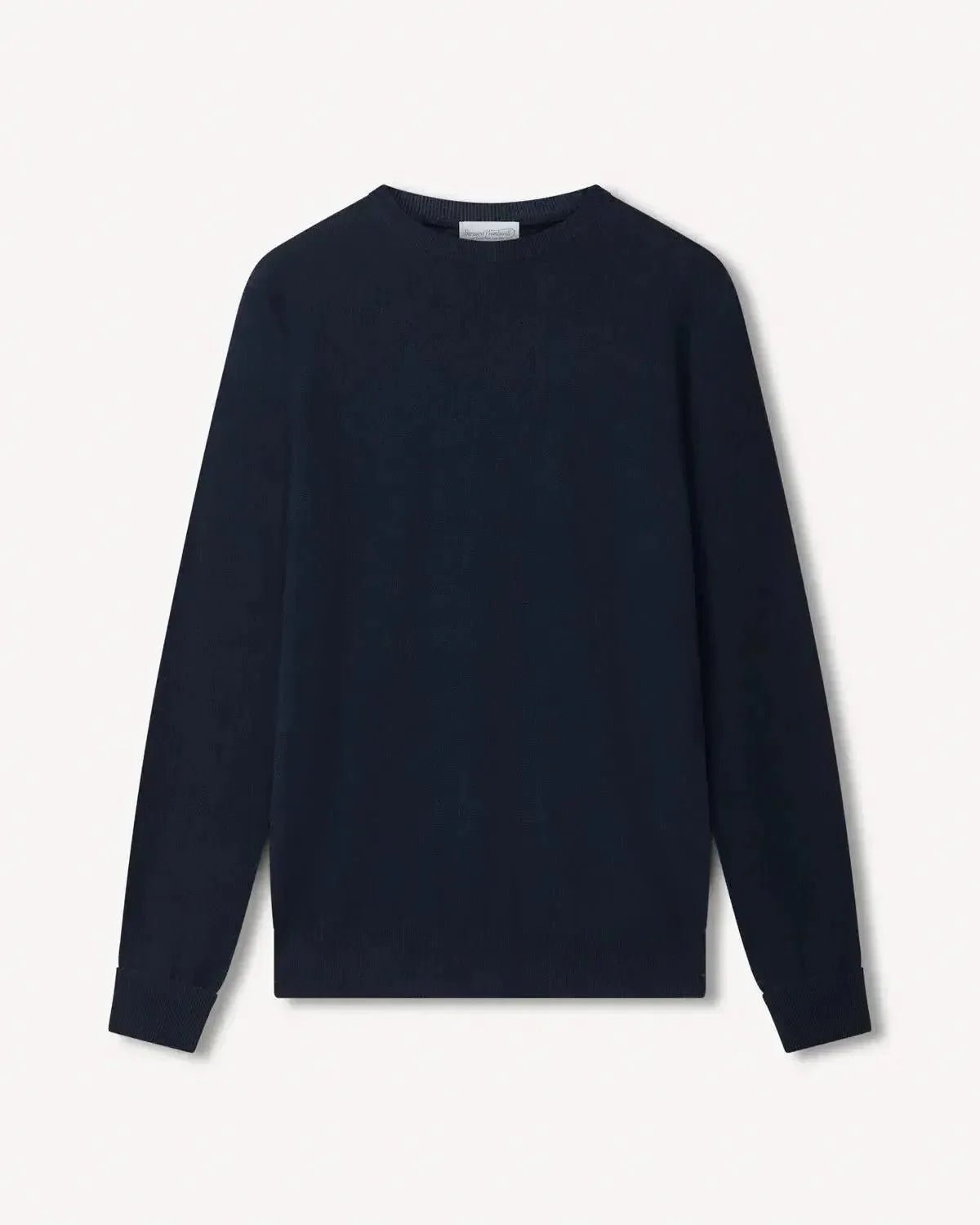 Bernard Weatherill Cashmere Mix Crew Neck Knit Navy | Studio DOS