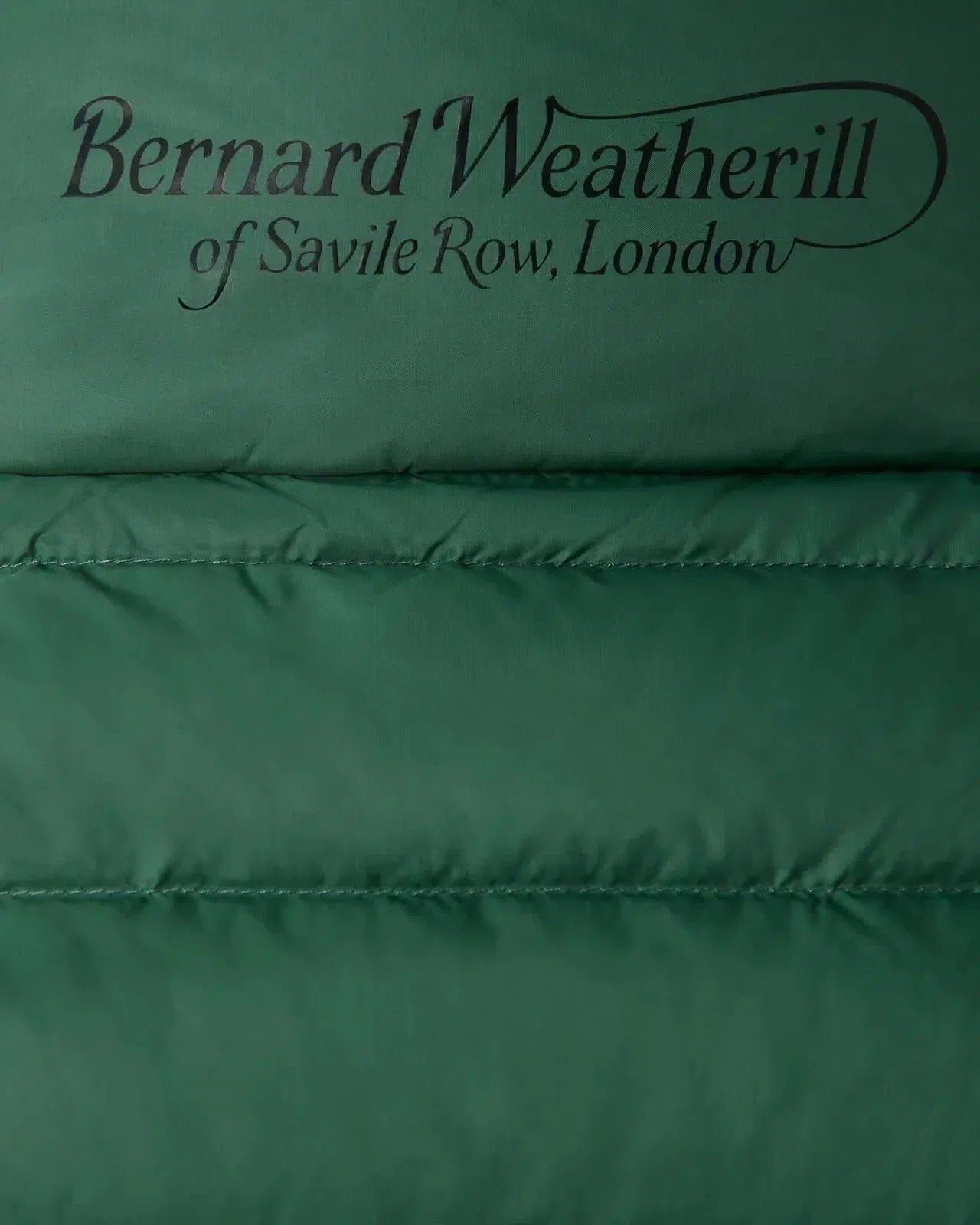 Bernard Weatherill Contrast Trim Quilted Gilet Thyme Green | Studio DOS