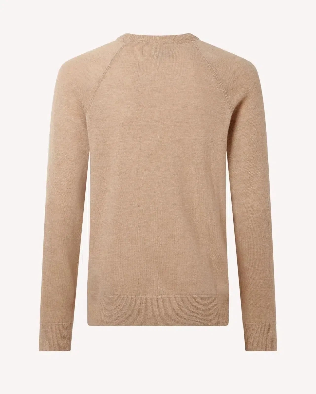 Bernard Weatherill Crew Neck Knit Camel | Studio DOS