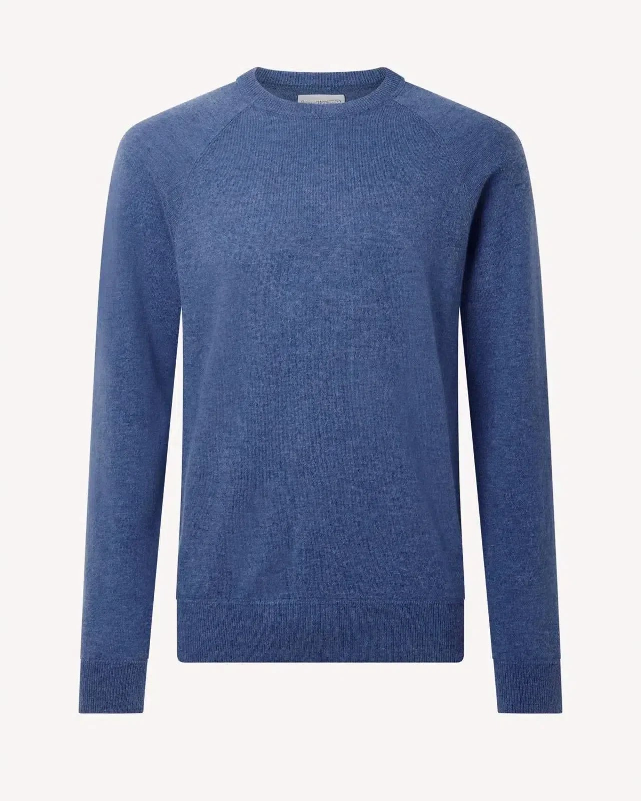 Bernard Weatherill Crew Neck Knit Channel Isle Blue | Studio DOS