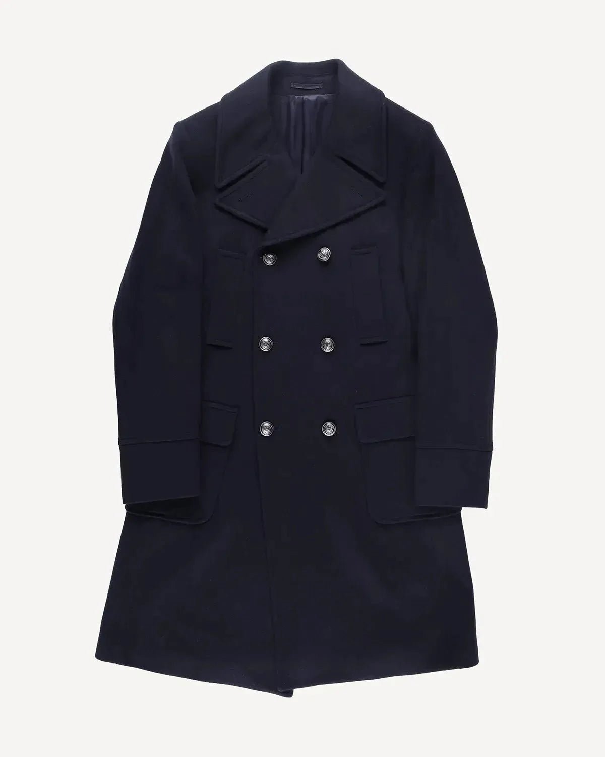 Bernard Weatherill DB Peacoat 3/4 Length Coat Navy | Studio DOS