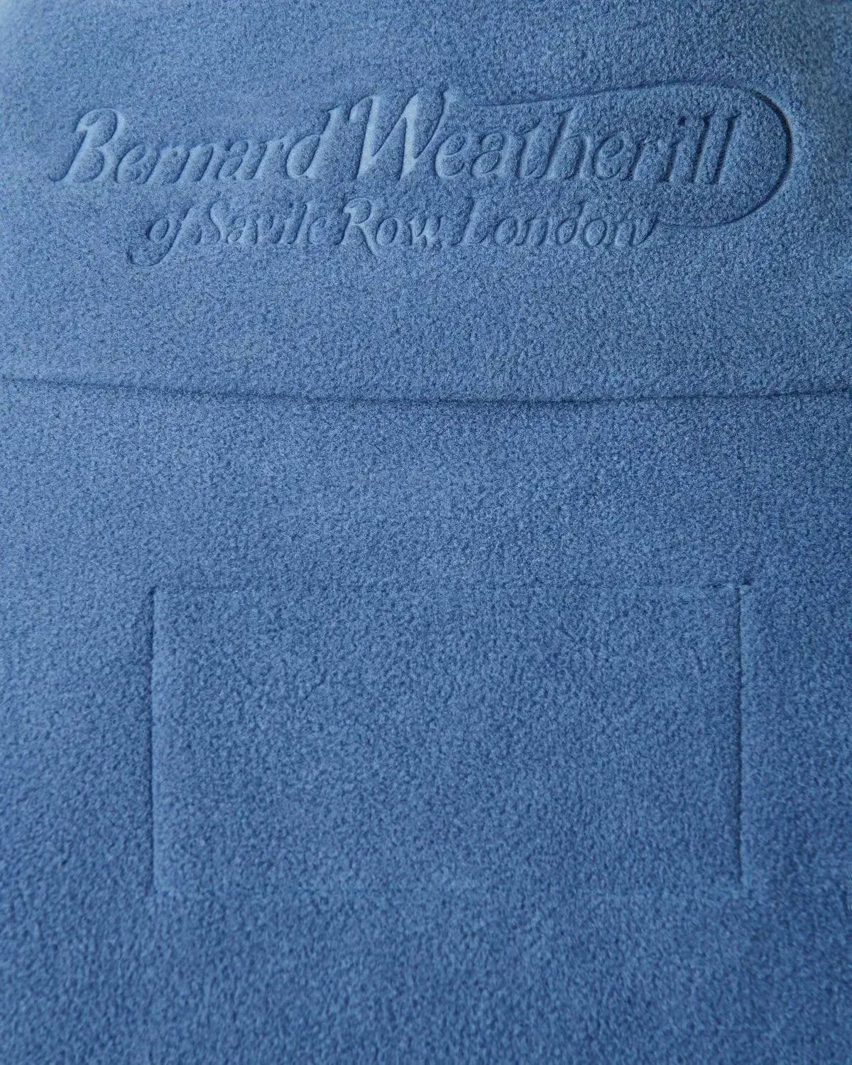 Bernard Weatherill Fleece Gilet Air Force Blue | Studio DOS