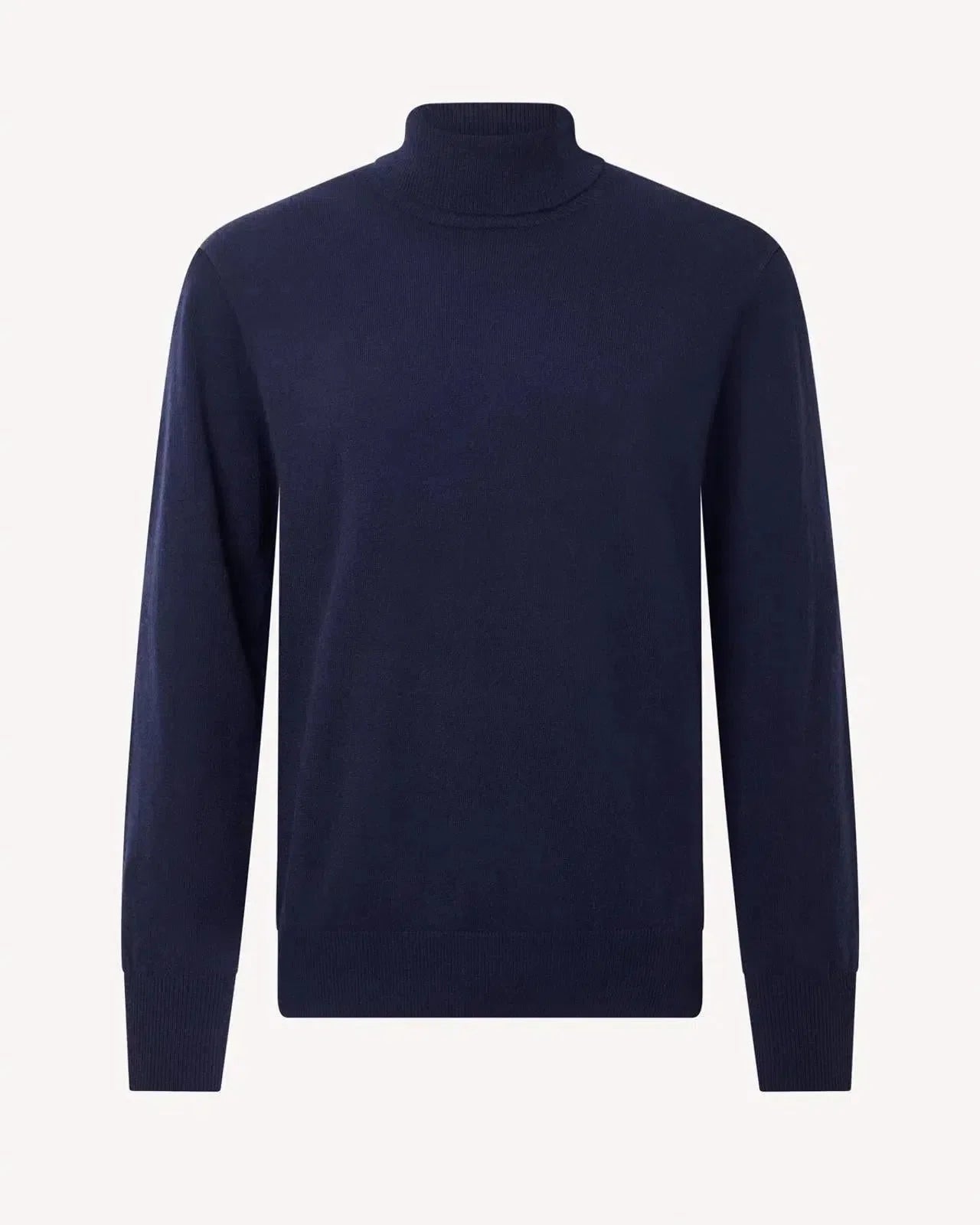Bernard Weatherill Roll Neck Knit Savile Row Navy | Studio DOS