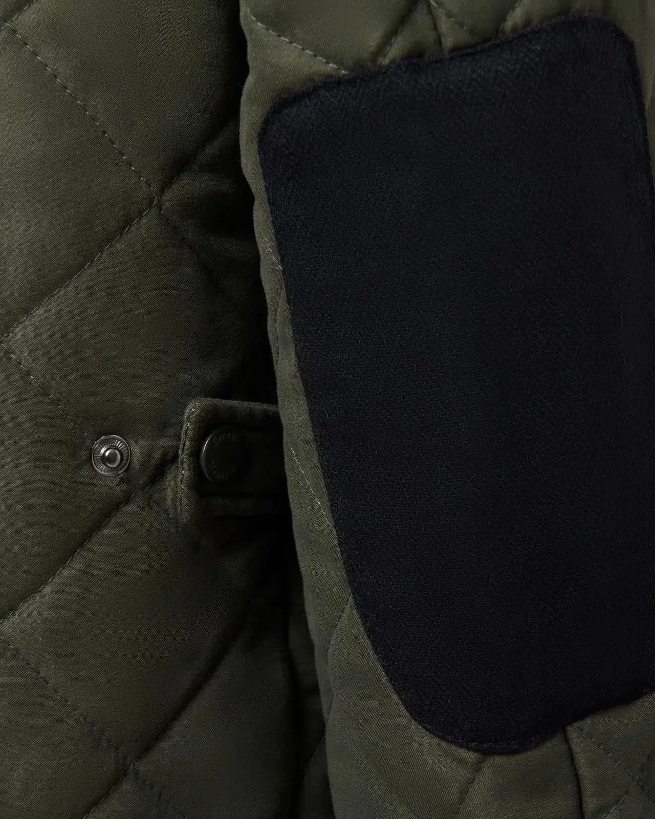 Bernard Weatherill Stand Collar Padded Jacket Khaki Green | Studio DOS